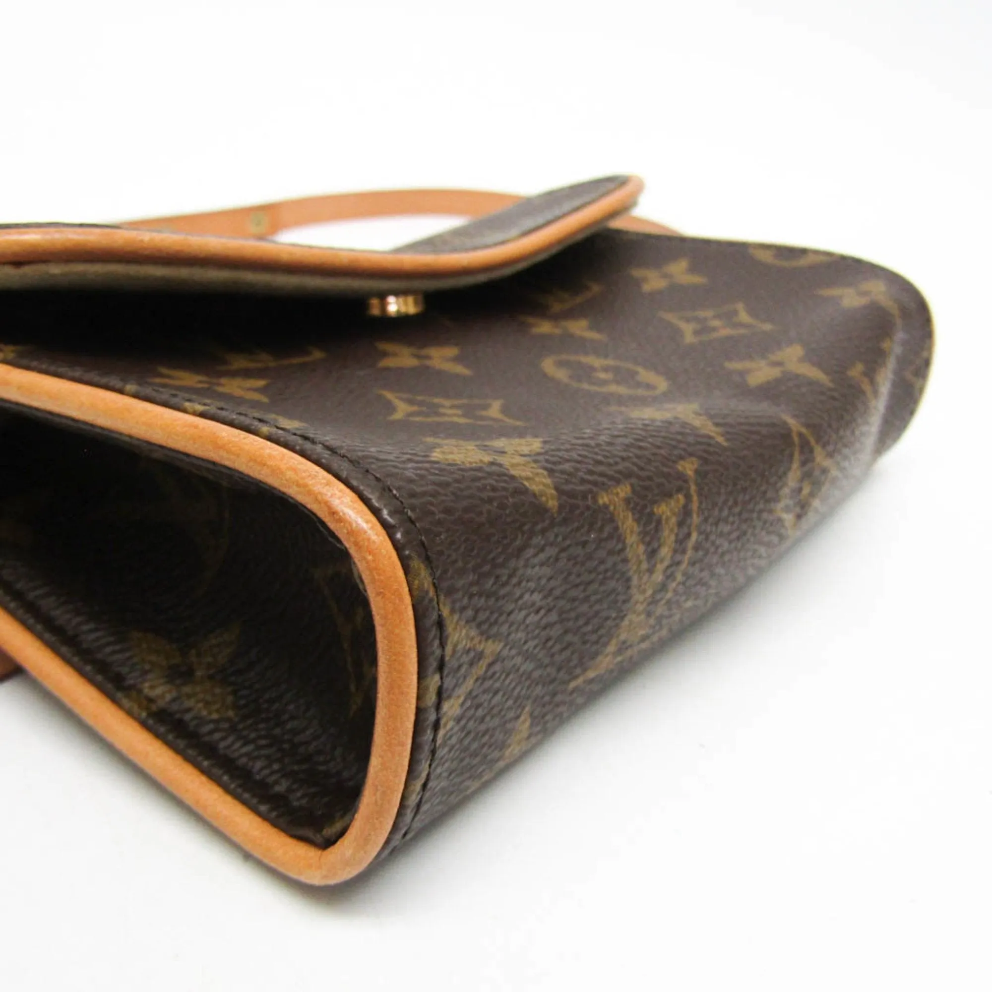 Louis Vuitton Pochette Florentine Canvas Clutch Bag (Pre-Owned)