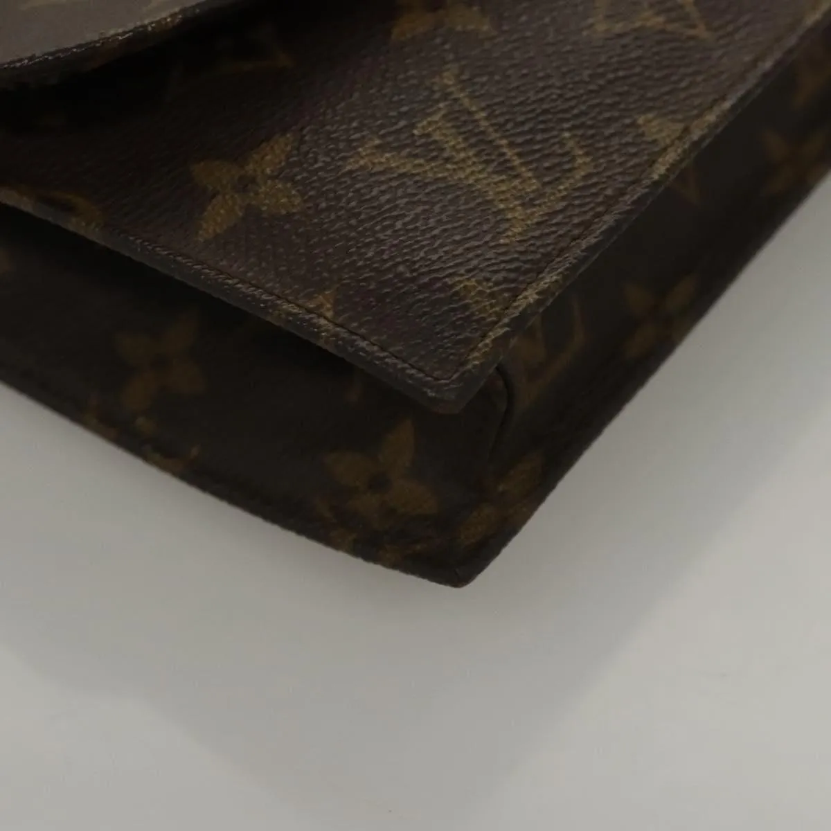 Louis Vuitton Pochette Rabat Canvas Clutch Bag (Pre-Owned)