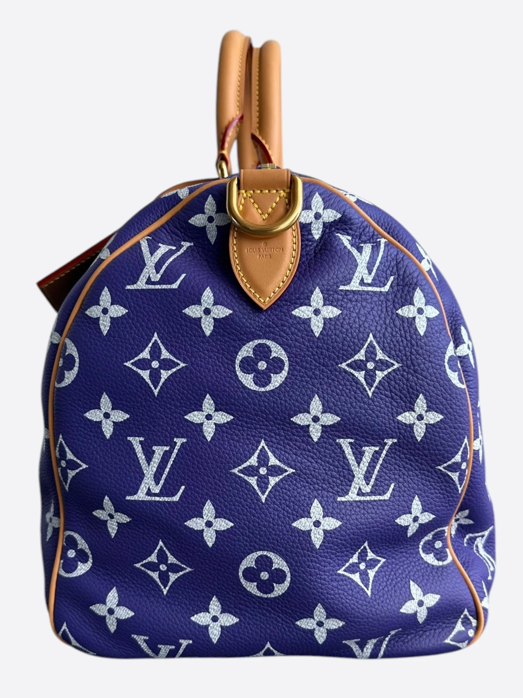 Louis Vuitton Purple & White Monogram P9 Speedy 40