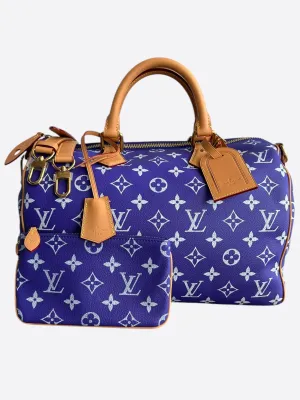 Louis Vuitton Purple & White Monogram P9 Speedy 40