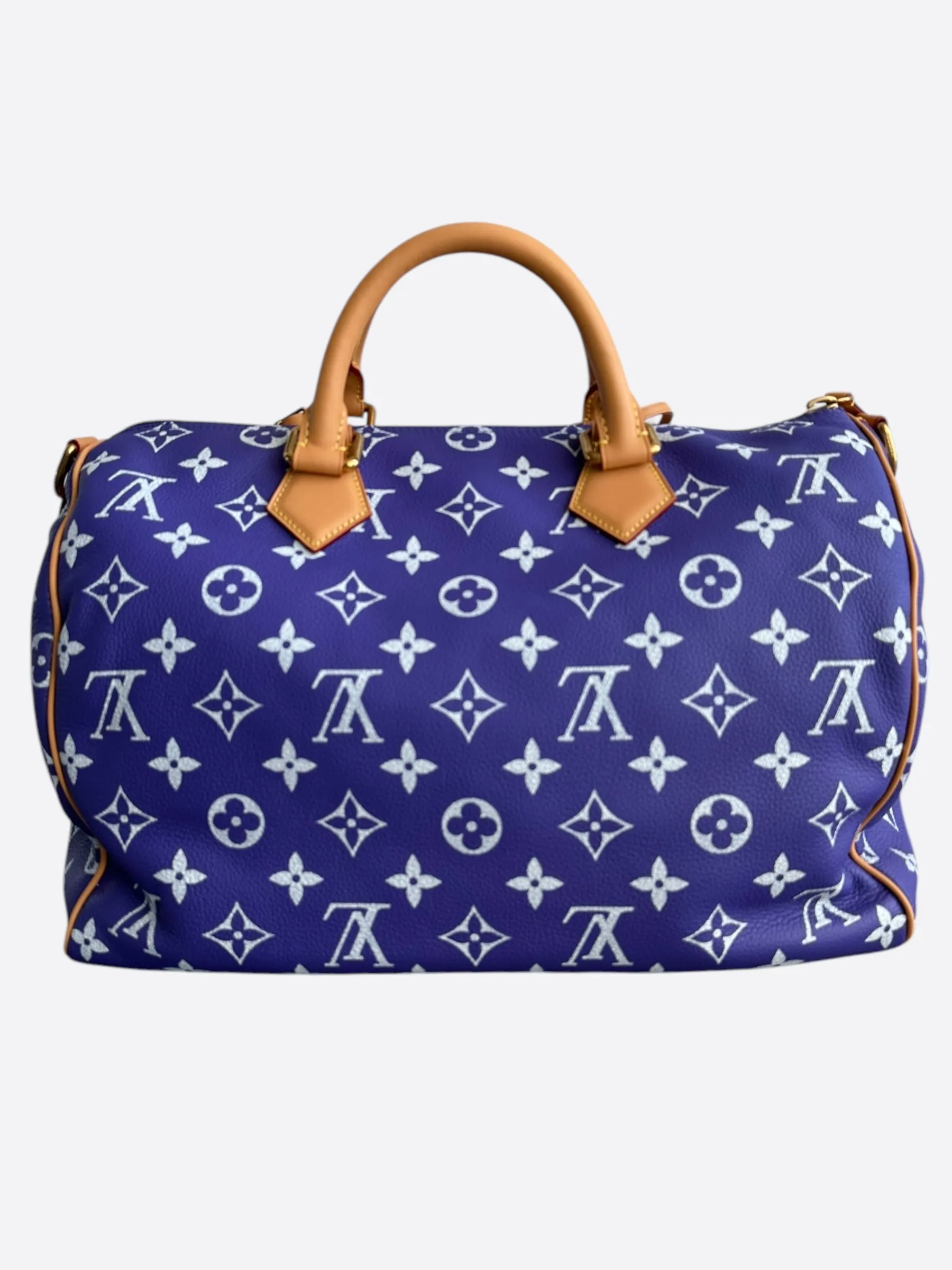 Louis Vuitton Purple & White Monogram P9 Speedy 40