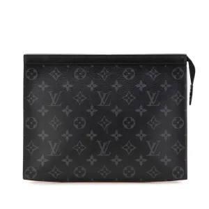 Louis Vuitton Pvc Leather Clutch Bag Pochette (Pre-Owned)
