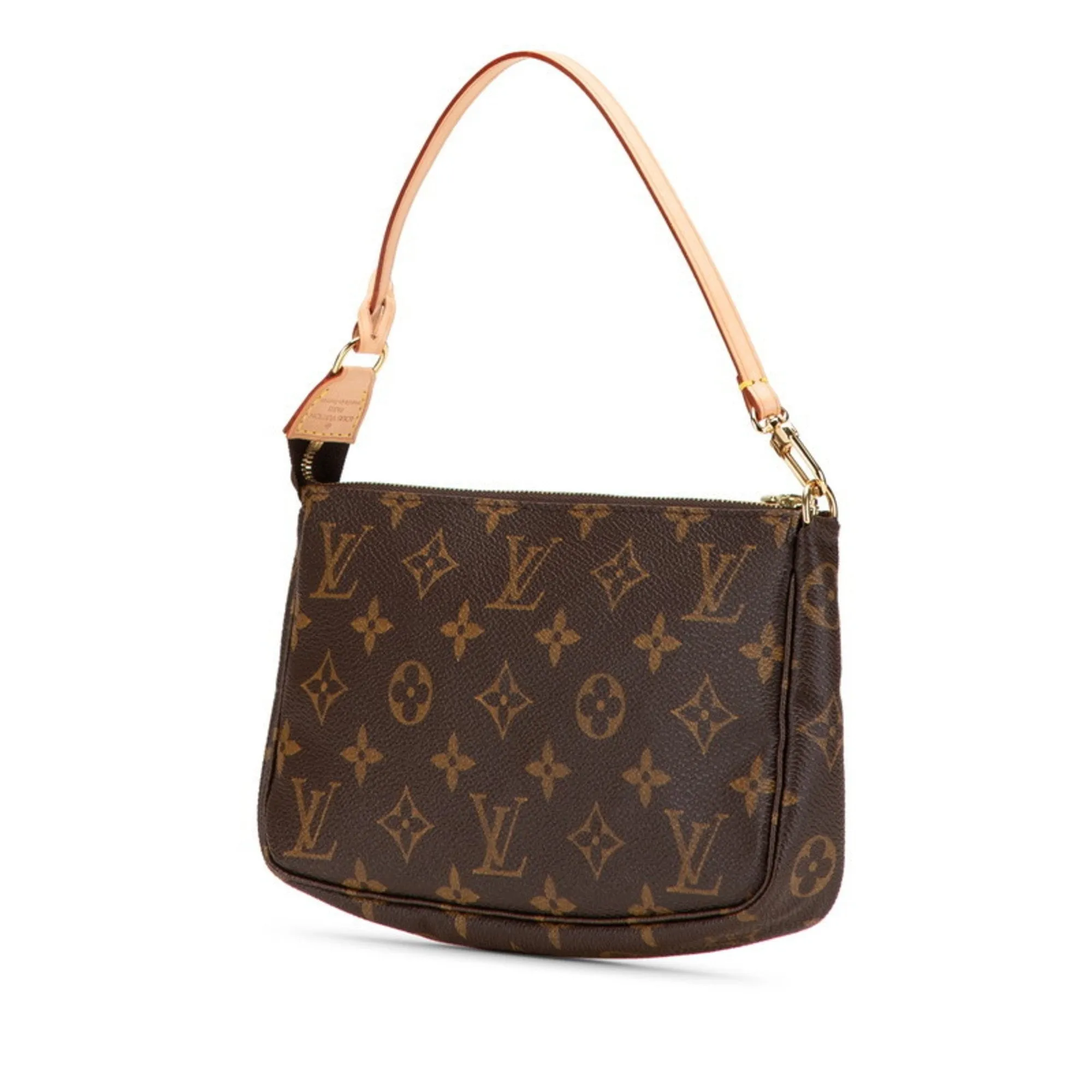 Louis Vuitton Pvc Leather Handbag Pochette (Pre-Owned)