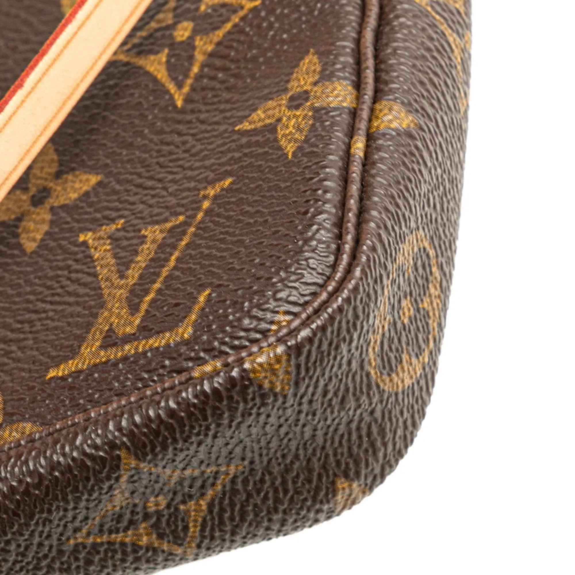 Louis Vuitton Pvc Leather Handbag Pochette (Pre-Owned)