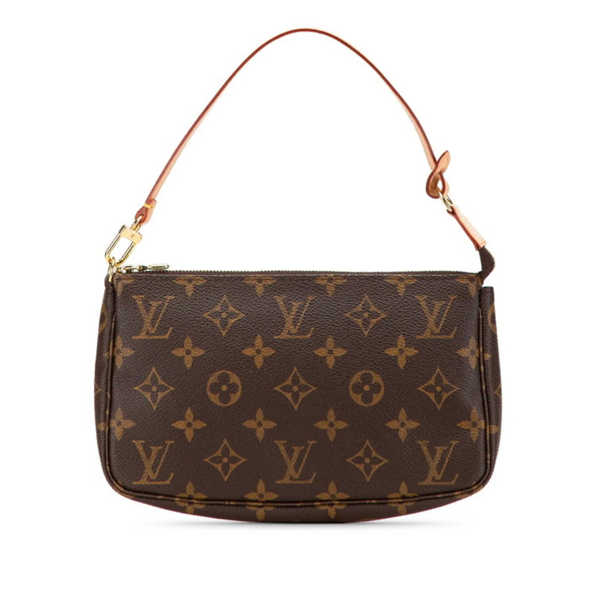 Louis Vuitton Pvc Leather Handbag Pochette (Pre-Owned)