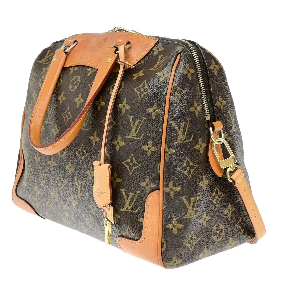 Louis Vuitton Retiro Pm Canvas Handbag (Pre-Owned)