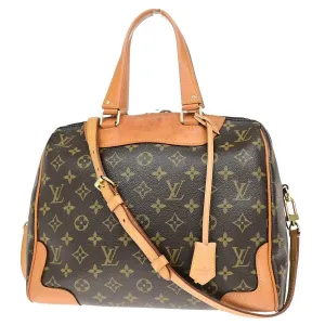 Louis Vuitton Retiro Pm Canvas Handbag (Pre-Owned)