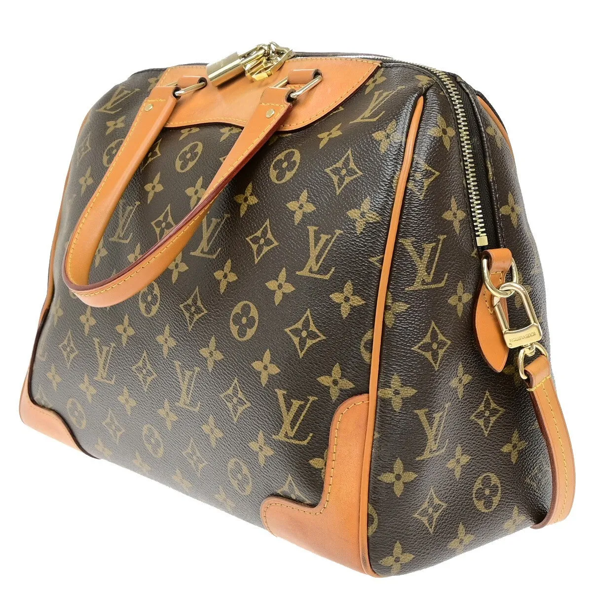 Louis Vuitton Retiro Pm Canvas Handbag (Pre-Owned)