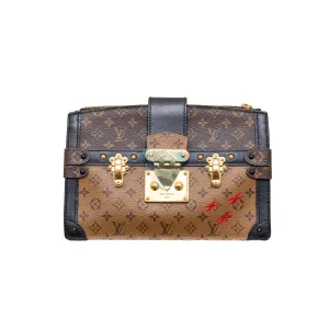 Louis Vuitton Reverse Monogram Trunk Clutch Bag - '10s