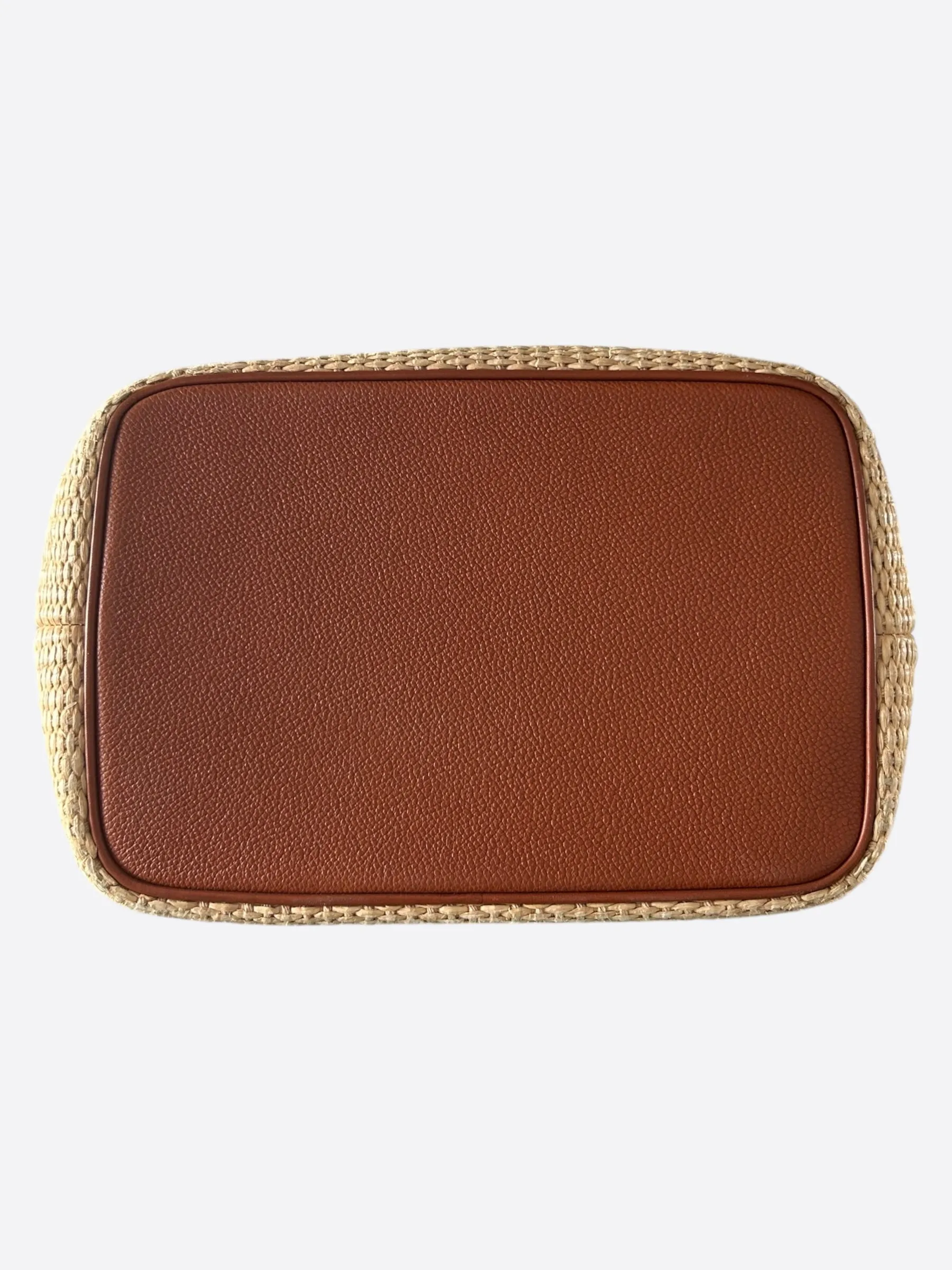 Louis Vuitton Tan & Brown Raffia Monogram Neo Noe MM