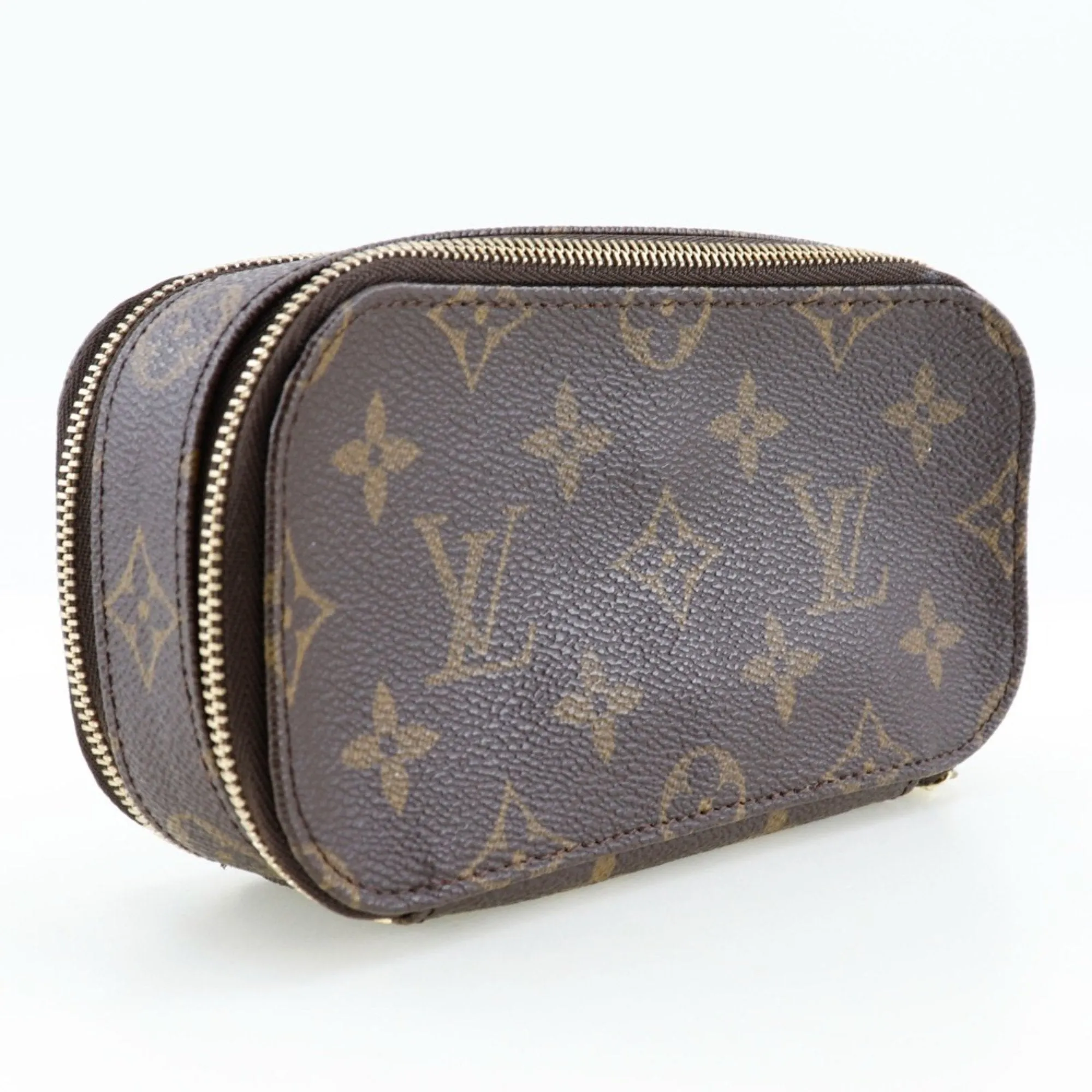 Louis Vuitton Trousse Brush Pm Canvas Clutch Bag (Pre-Owned)
