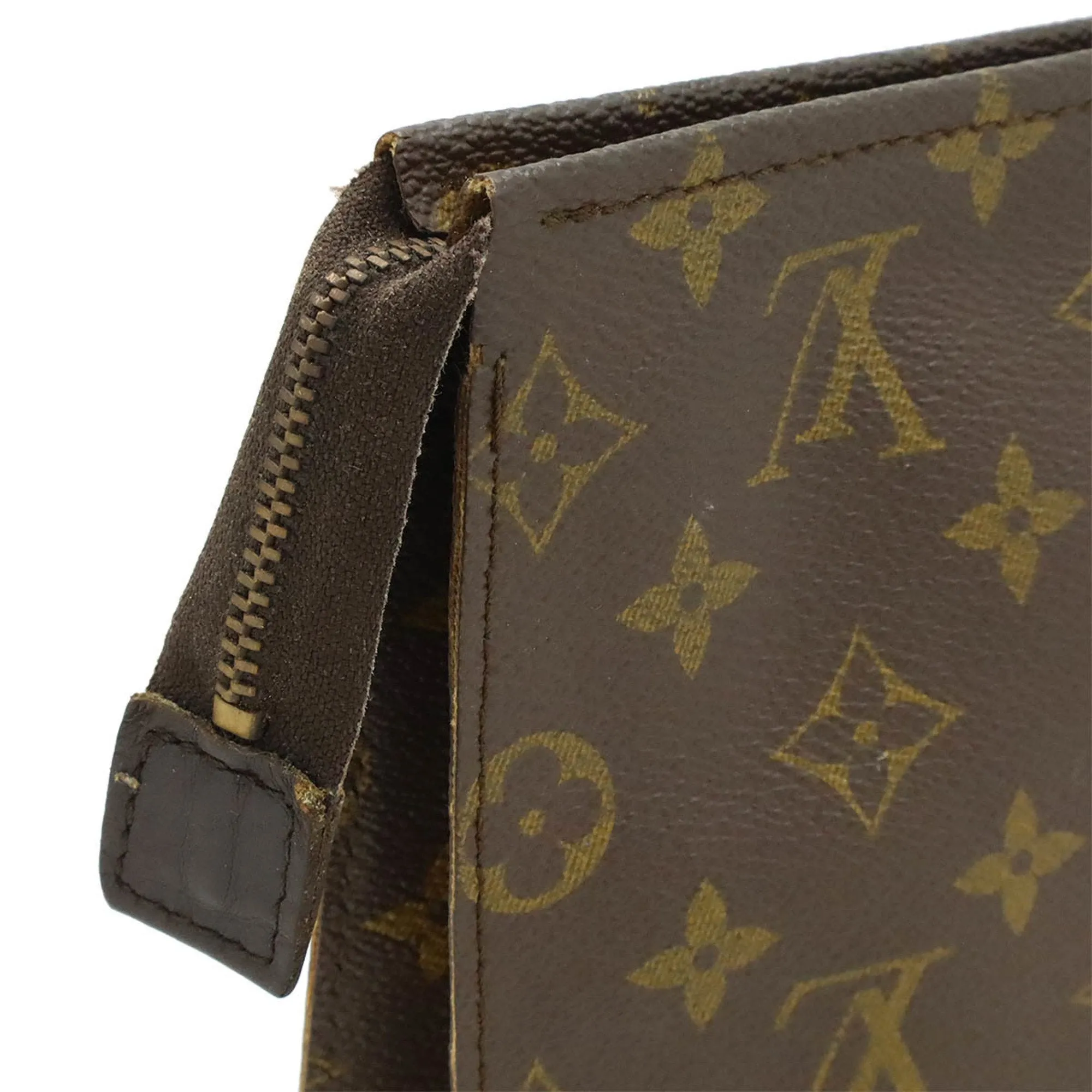 Louis Vuitton Trousse De Toilette Canvas Clutch Bag (Pre-Owned)