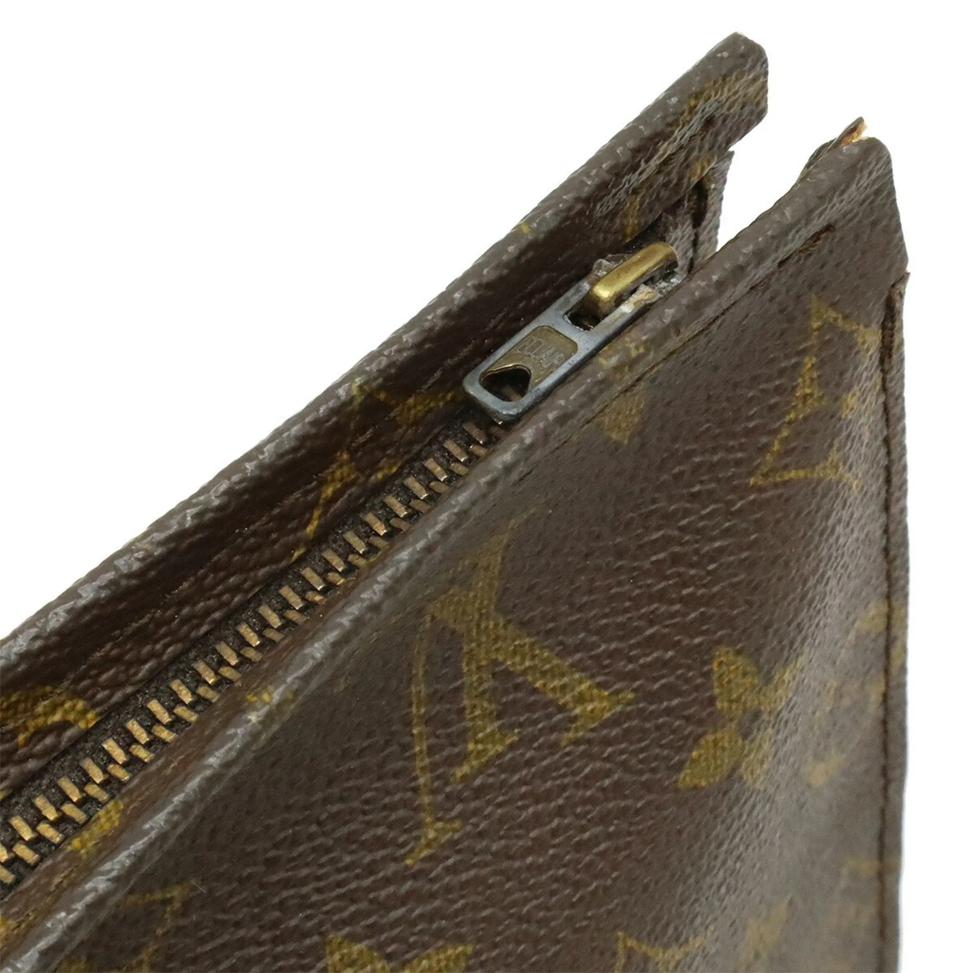 Louis Vuitton Trousse De Toilette Canvas Clutch Bag (Pre-Owned)