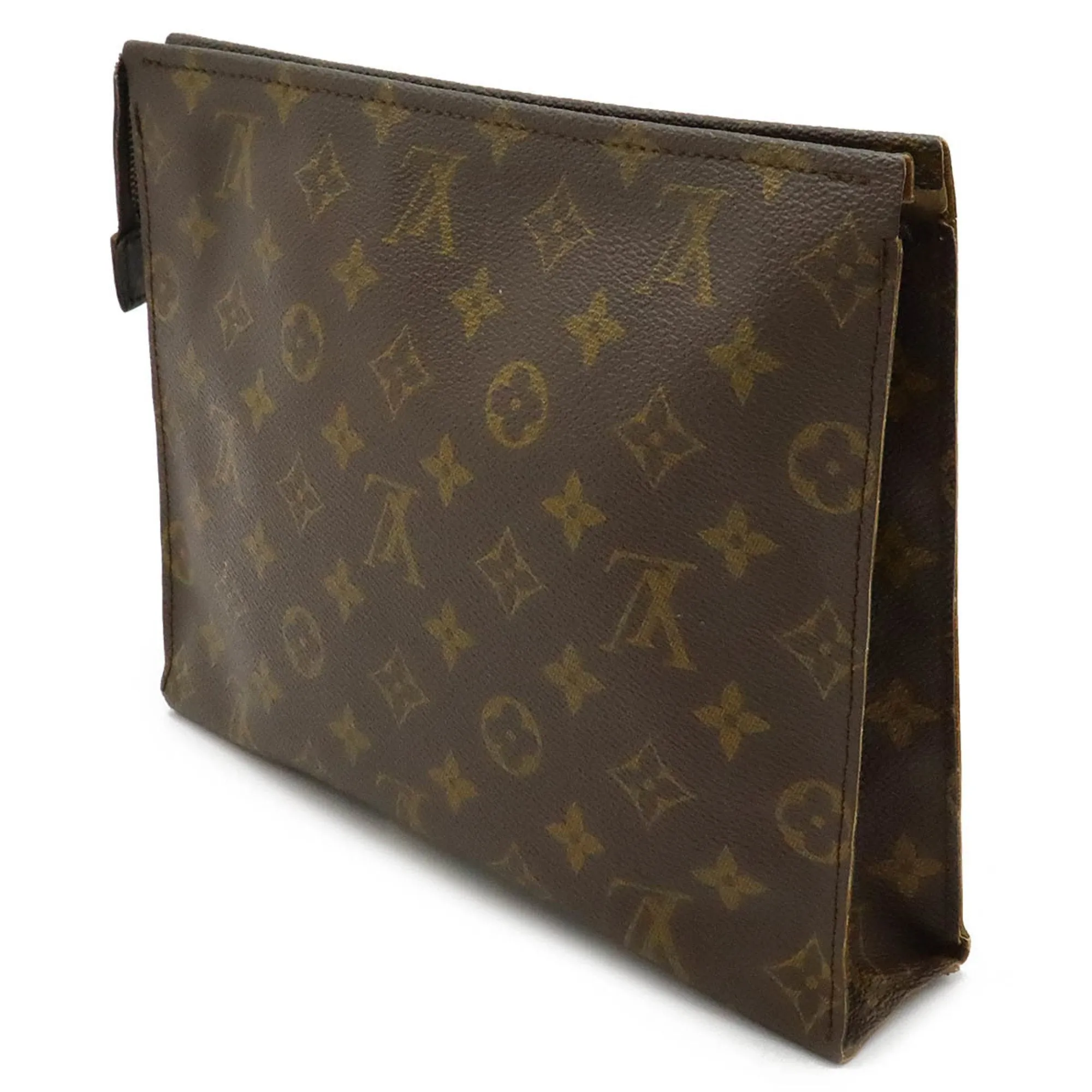 Louis Vuitton Trousse De Toilette Canvas Clutch Bag (Pre-Owned)