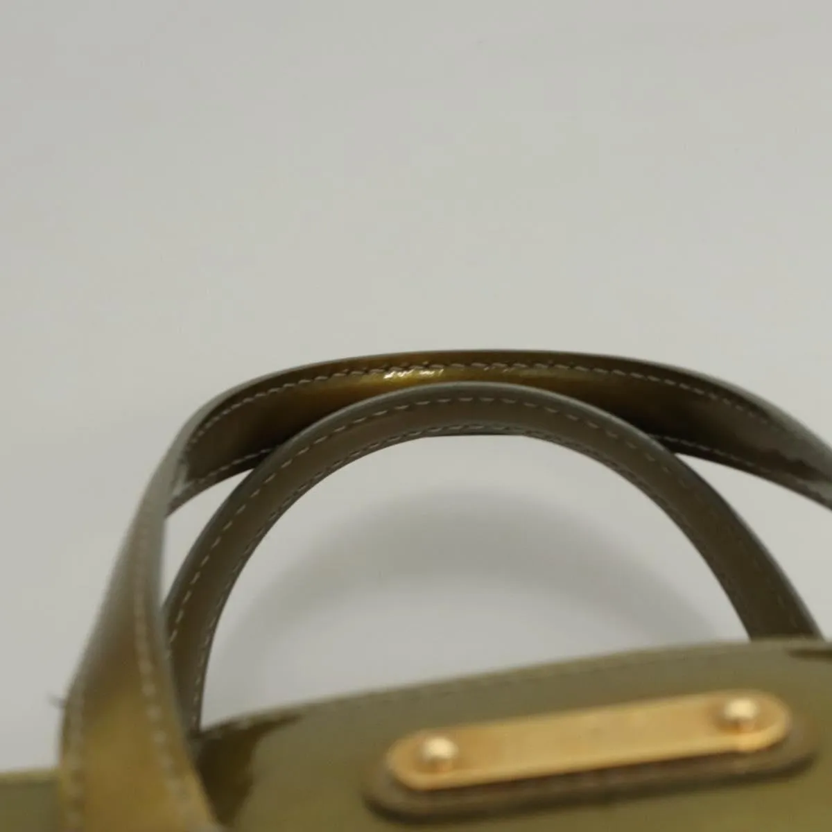 Louis Vuitton Wilshire Patent Leather Handbag (Pre-Owned)