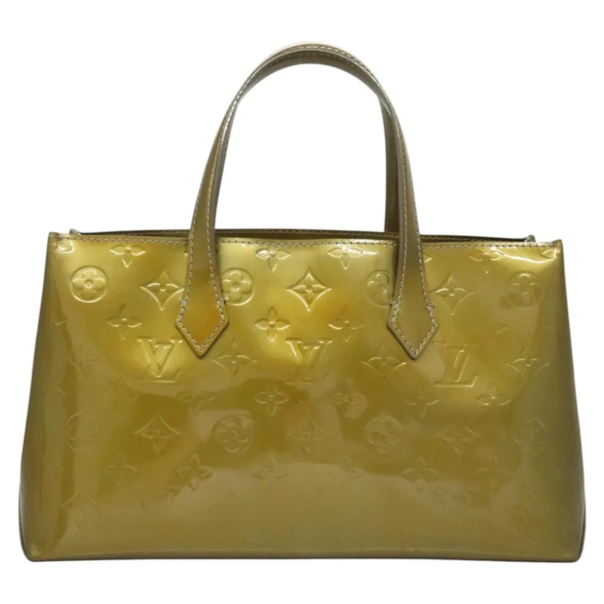Louis Vuitton Wilshire Patent Leather Handbag (Pre-Owned)