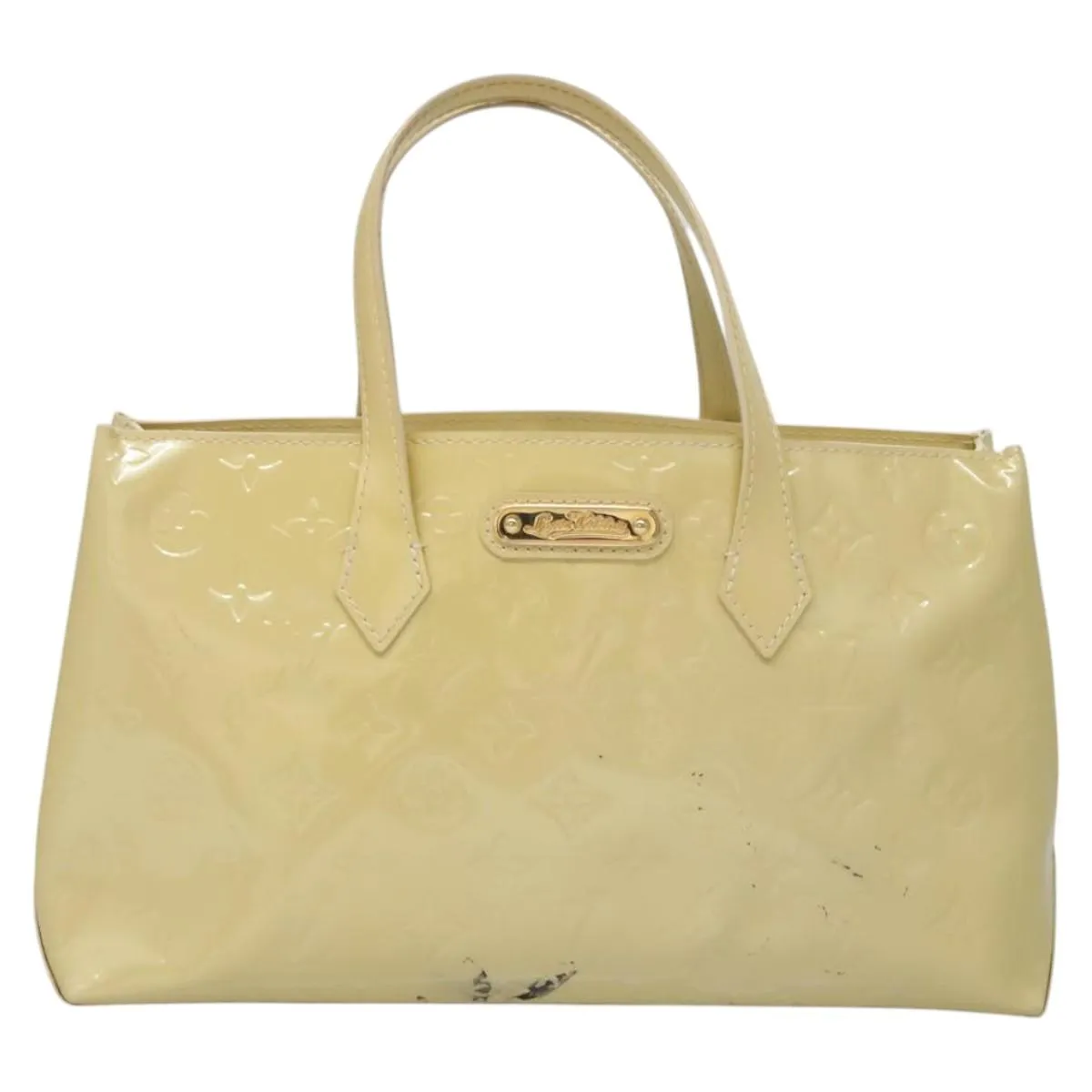 Louis Vuitton Wilshire Patent Leather Handbag (Pre-Owned)