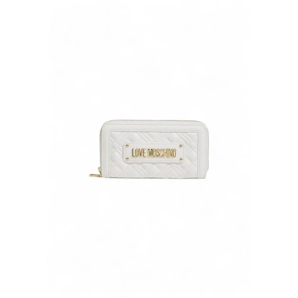 Love Moschino White Polyethylene Wallet