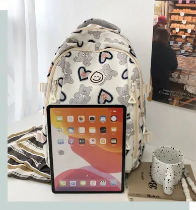 Lovely Bear Girls Backpack 08