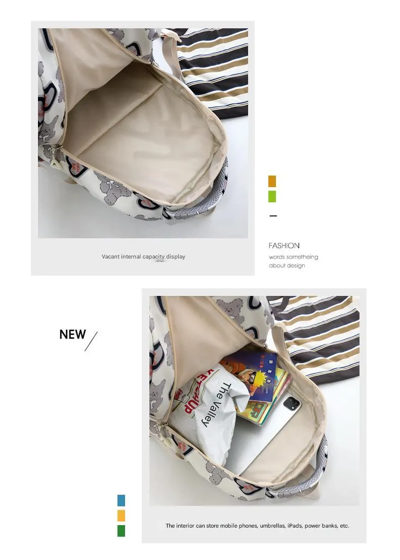 Lovely Bear Girls Backpack 08