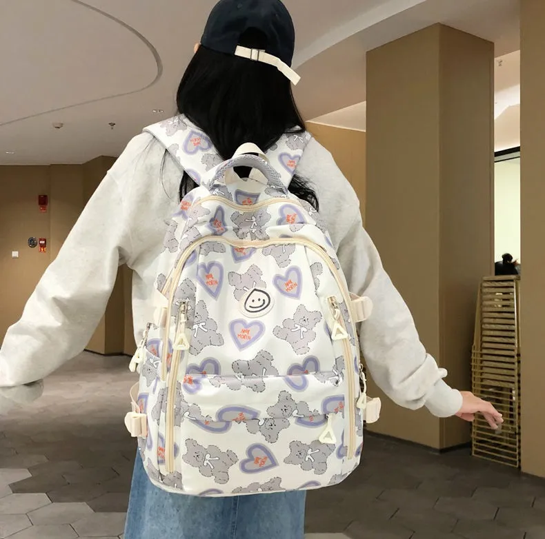 Lovely Bear Girls Backpack 08