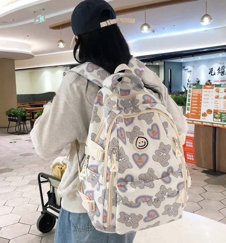 Lovely Bear Girls Backpack 08