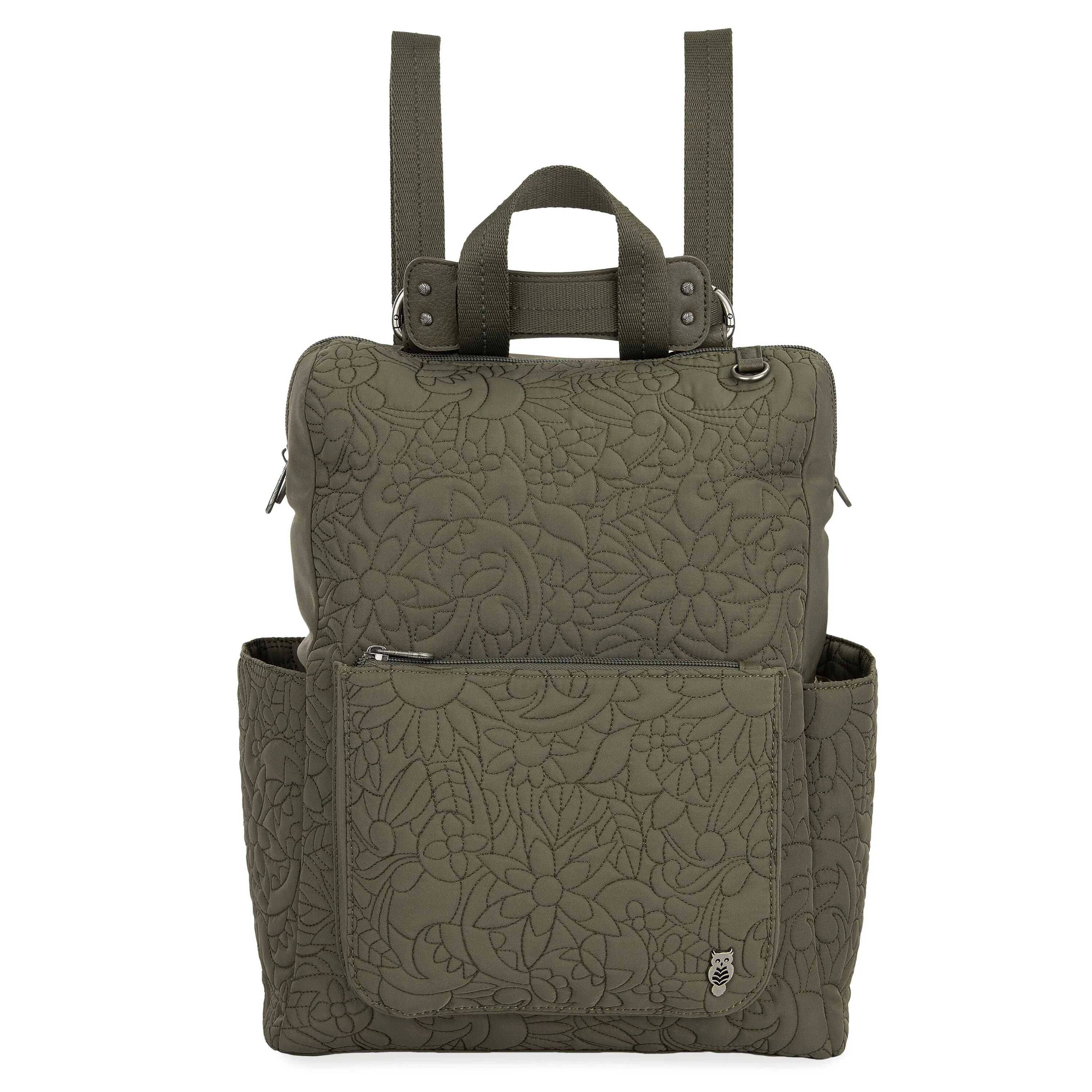 Loyola Backpack - EcoTwill - Olive Spirit Desert Quilted