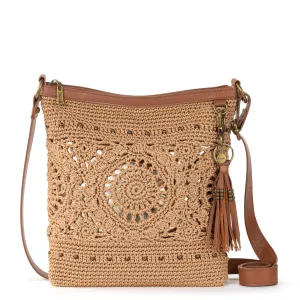 Lucia Crossbody - Hand Crochet - Bamboo Medallion