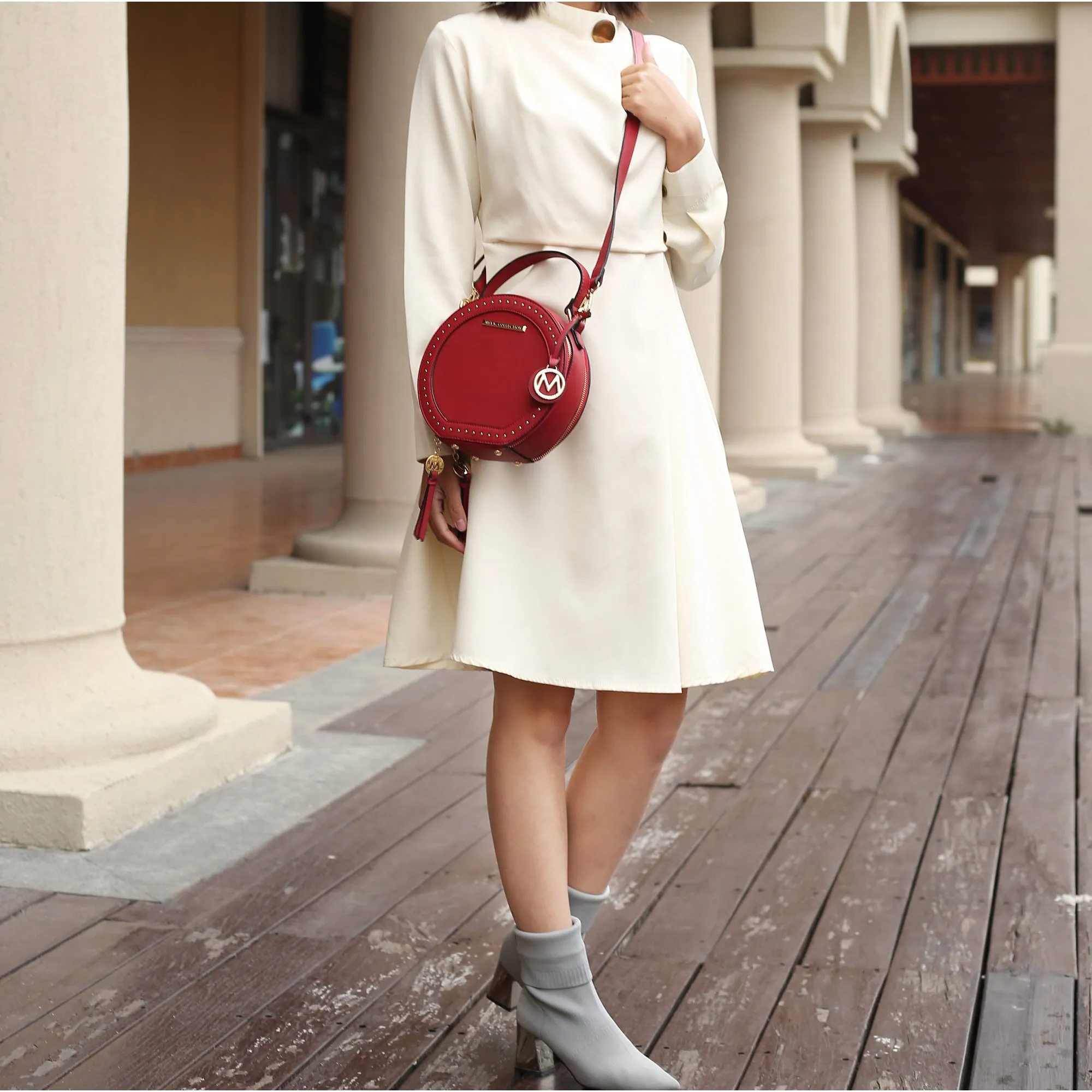 Lydie Multi Compartment Crossbody Bag