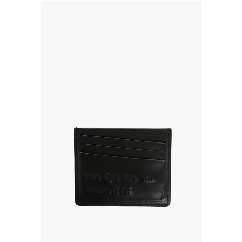 Maison Margiela MM11 Leather Card Holder with Embossed Detail