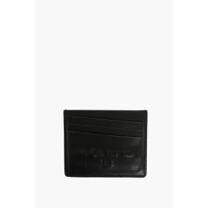 Maison Margiela MM11 Leather Card Holder with Embossed Detail