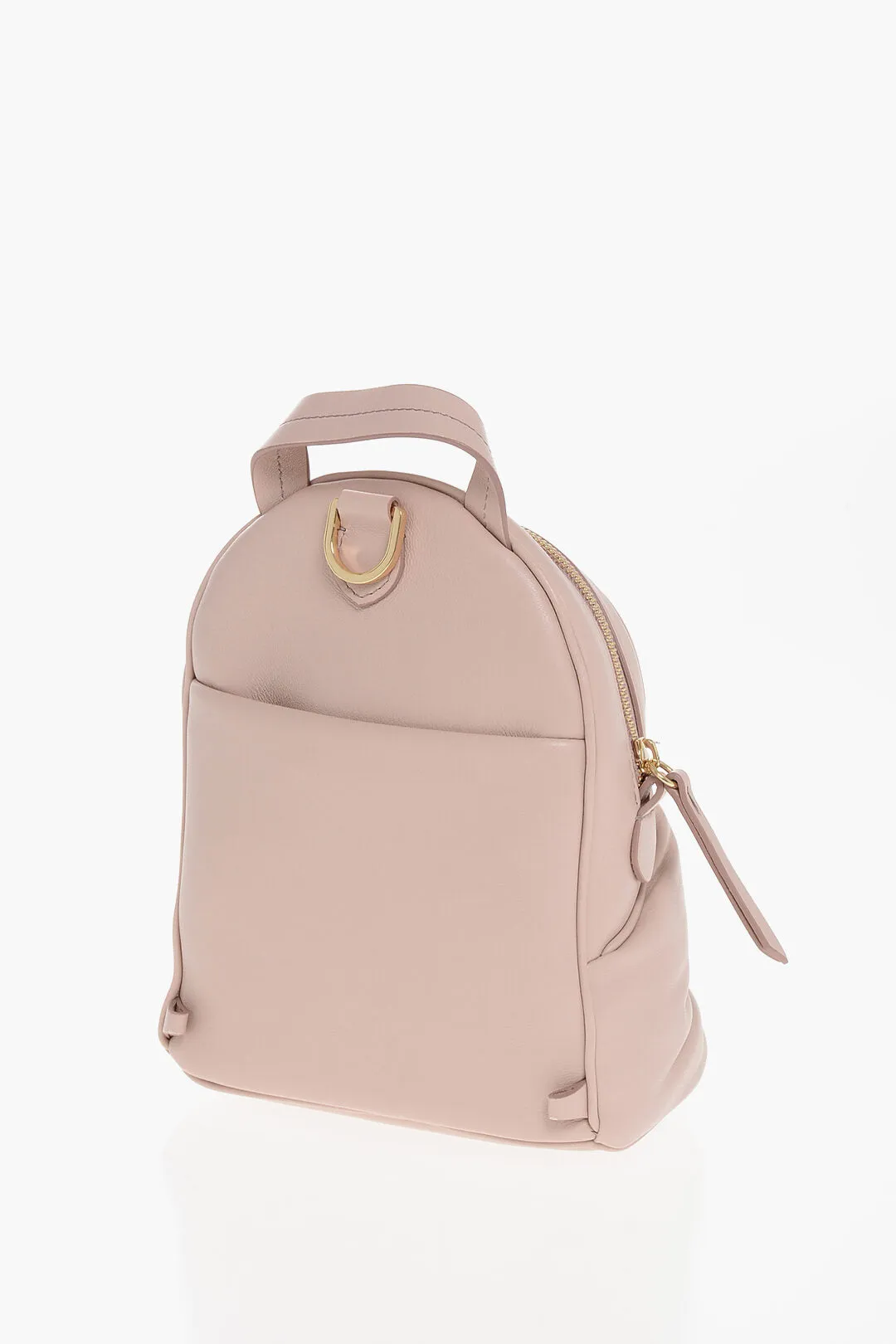 Maison Margiela Mm11 Quilted Leather Glam Slam Backpack With Shoulder Strap