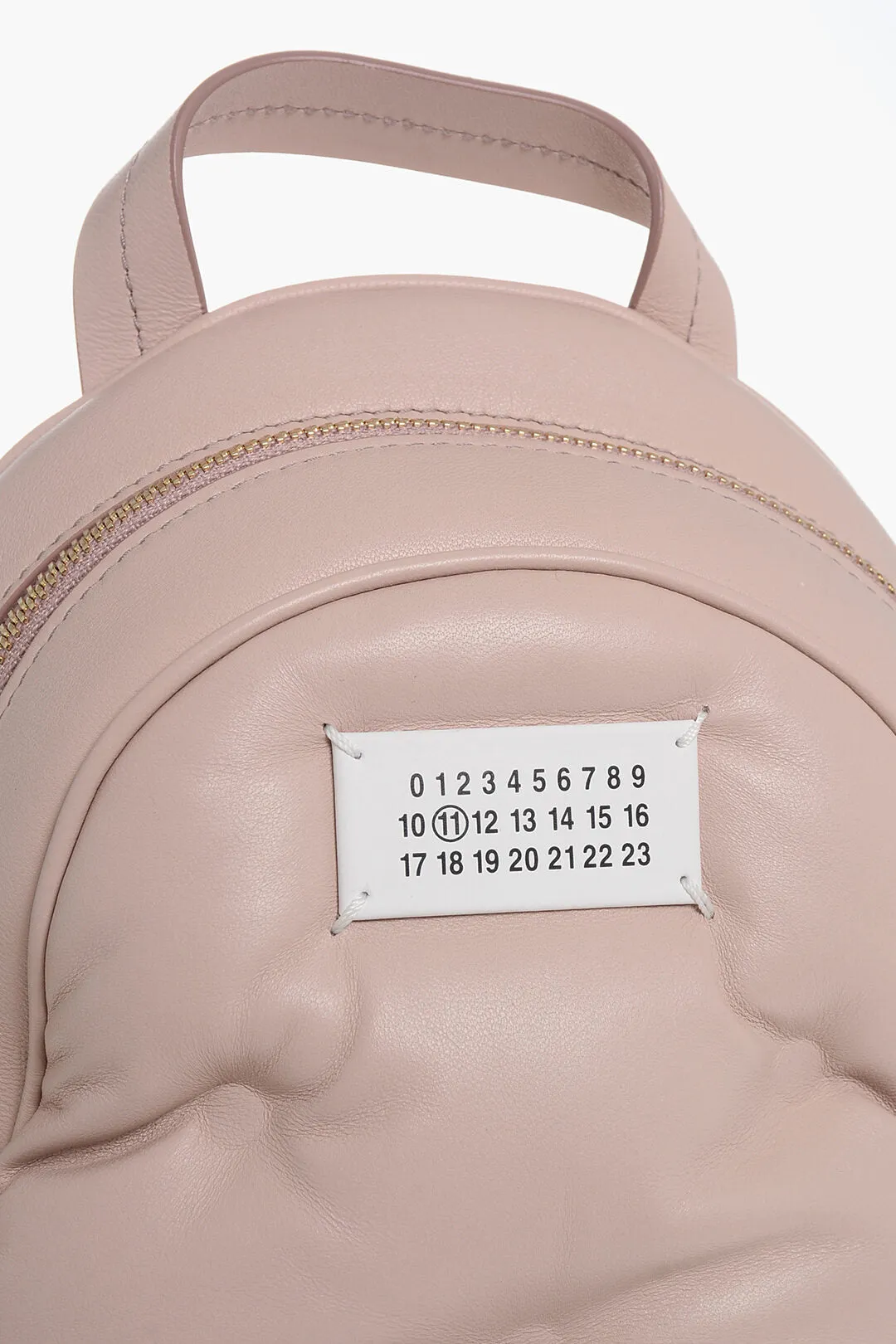 Maison Margiela Mm11 Quilted Leather Glam Slam Backpack With Shoulder Strap