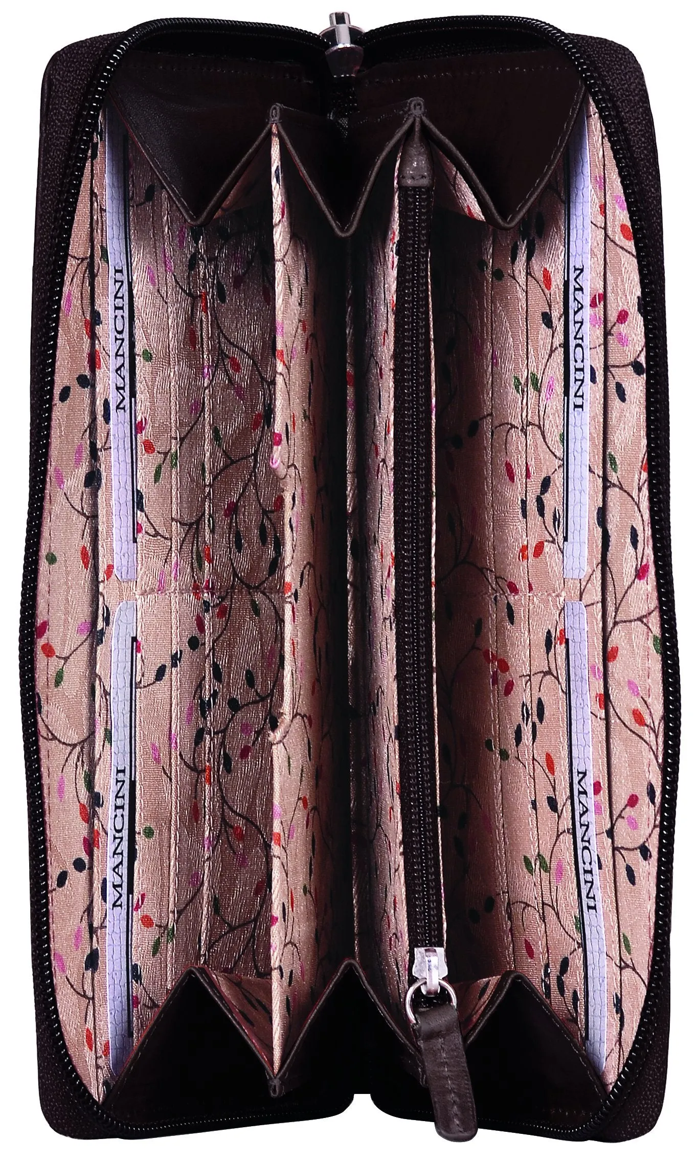 Mancini CASABLANCA Collection Ladies Clutch Wallet (RFID Secure)