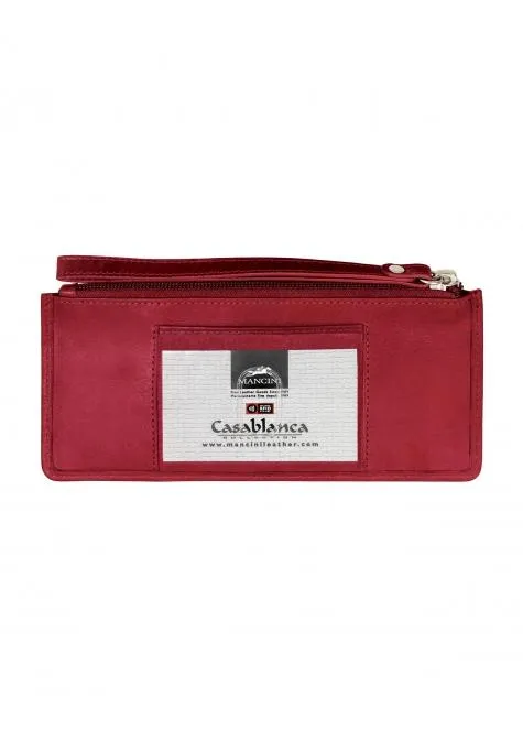 Mancini CASABLANCA Collection Ladies  Wristlet (RFID Secure)