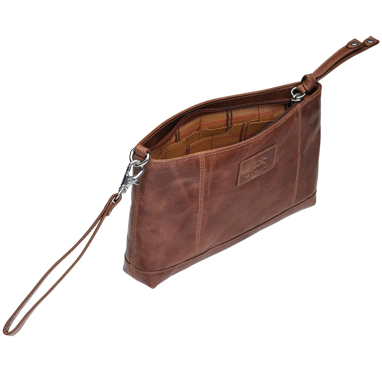 Mancini CASABLANCA Collection Ladies  Wristlet (RFID Secure)