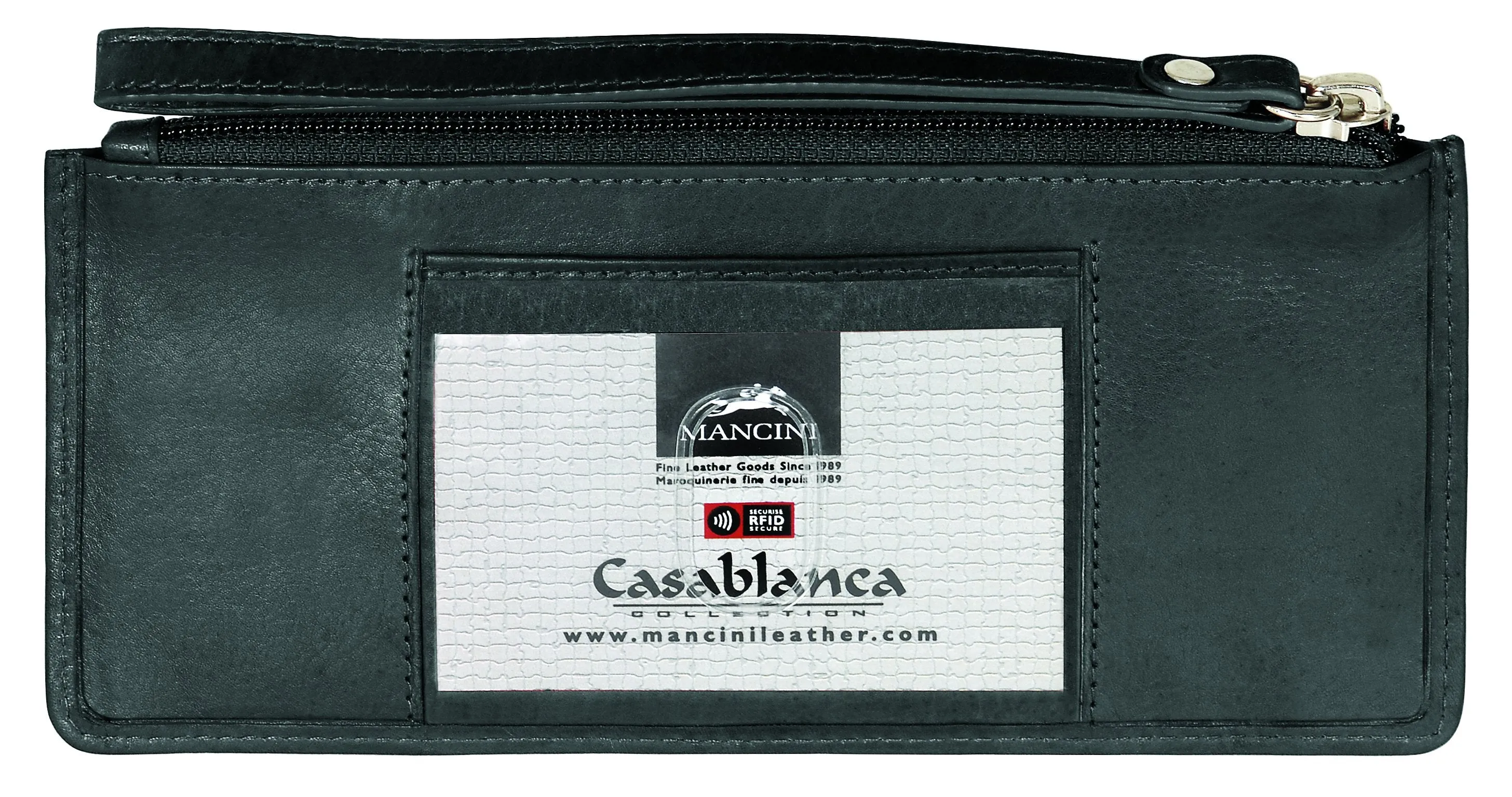 Mancini CASABLANCA Collection Ladies  Wristlet (RFID Secure)