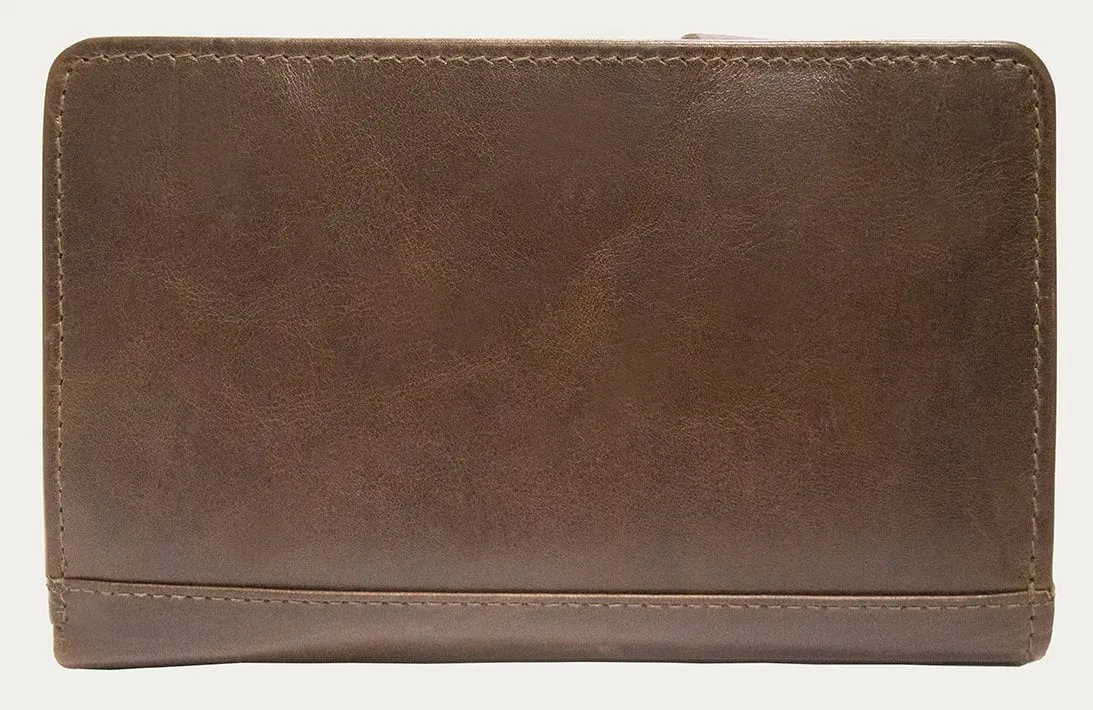 Mancini CASABLANCA Ladies' RFID Secure Medium Clutch Wallet