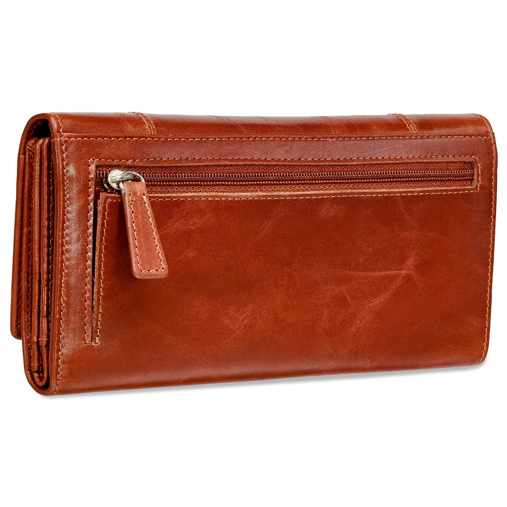 Mancini CASABLANCA Ladies RFID Secure Trifold Wallet
