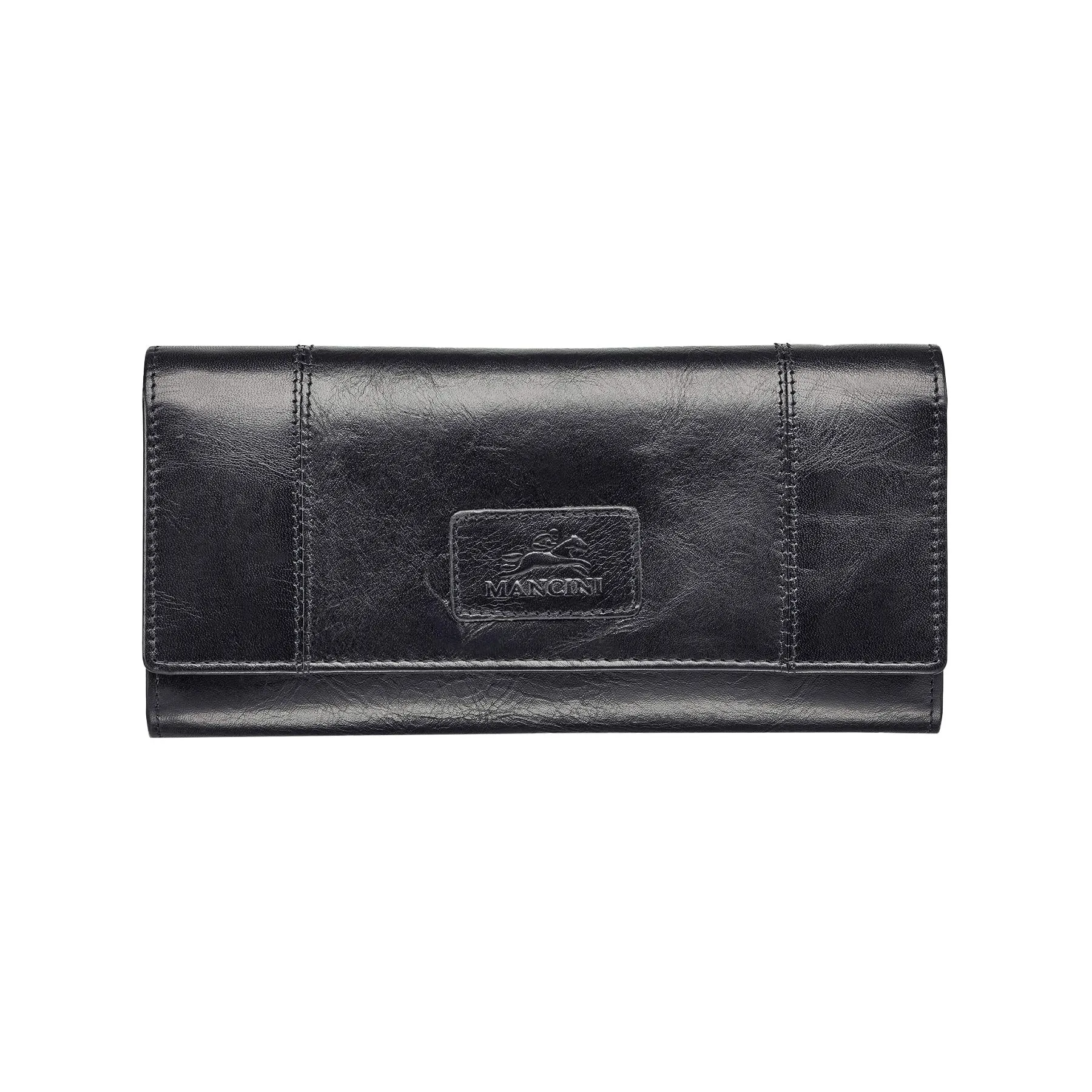 Mancini CASABLANCA Ladies RFID Secure Trifold Wallet