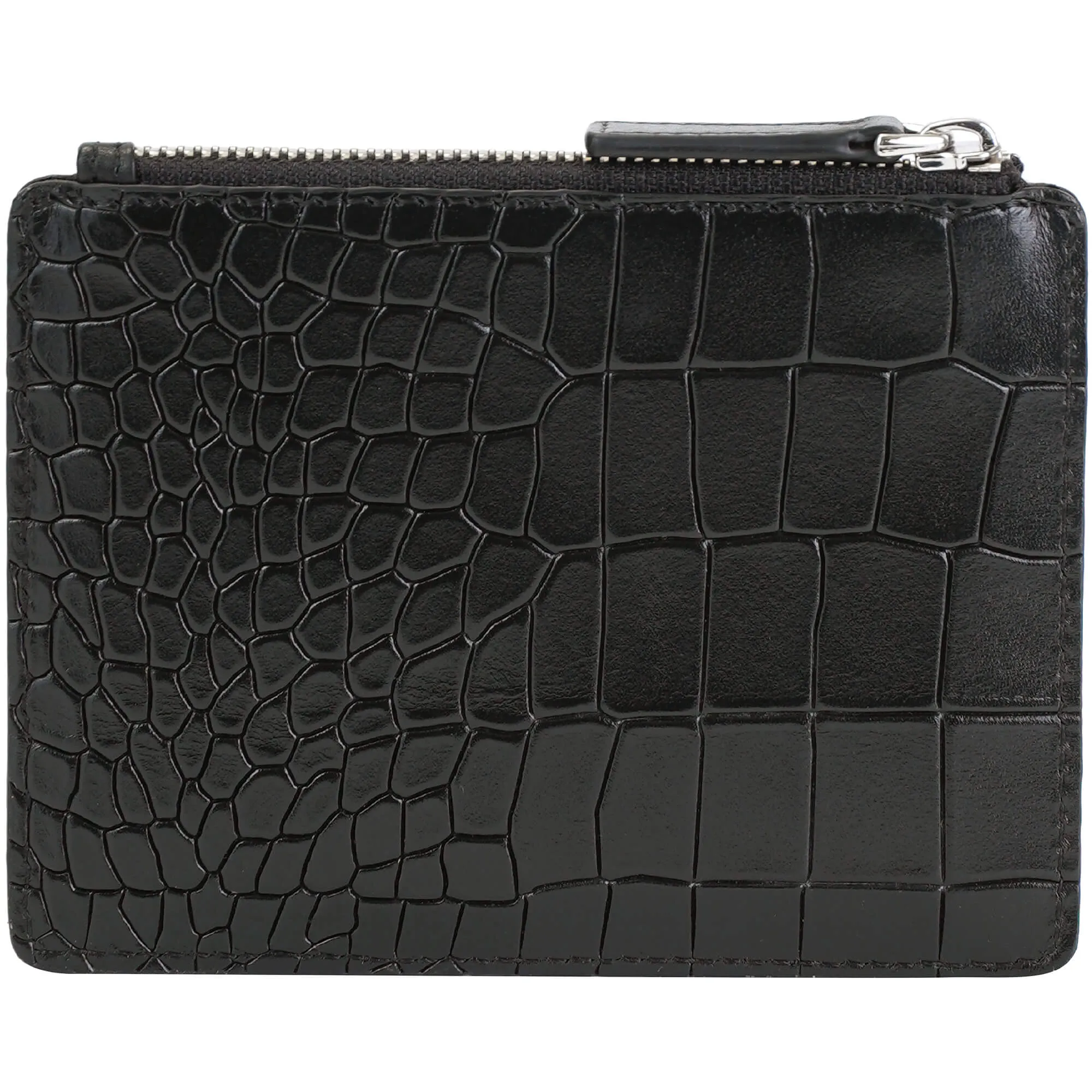 Mancini Croco2 Womens Card Case with Enhanced RFID Protection