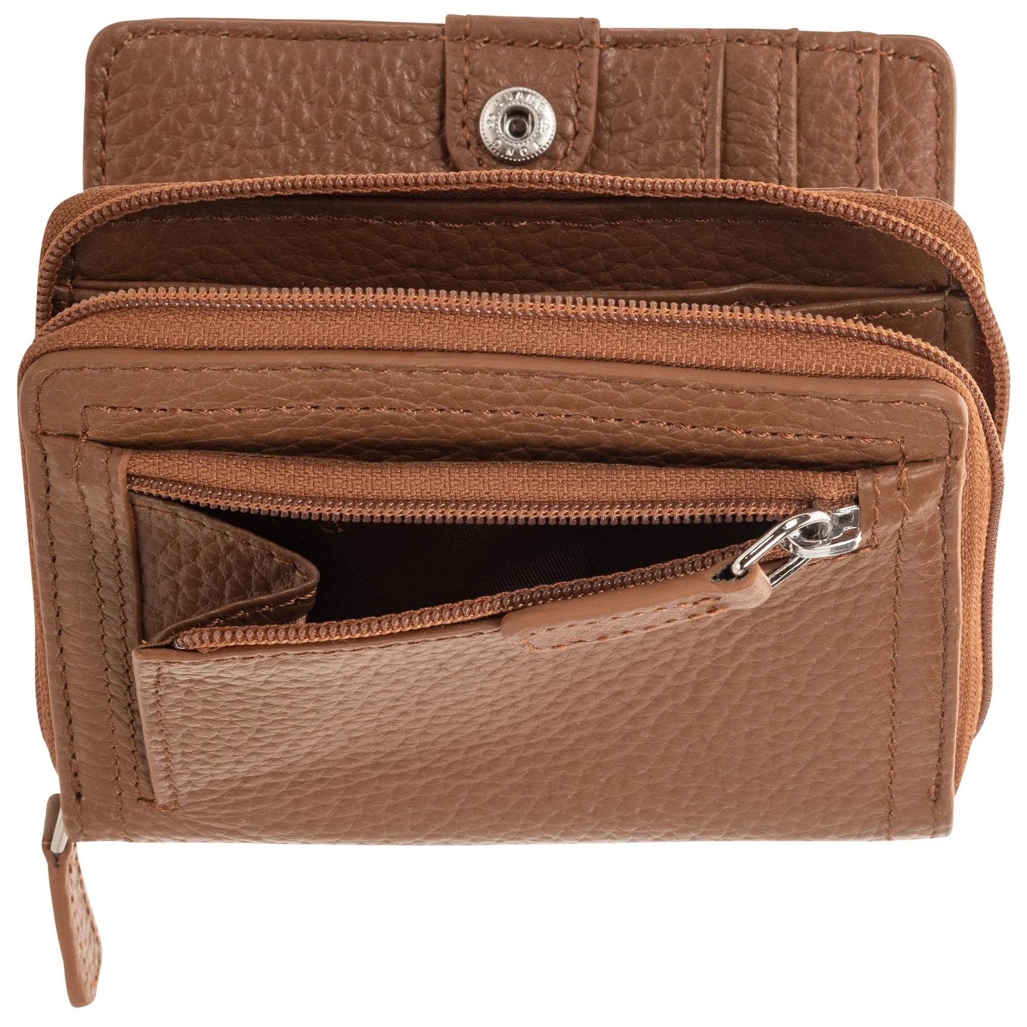 Mancini PEBBLE RFID Small Clutch Wallet