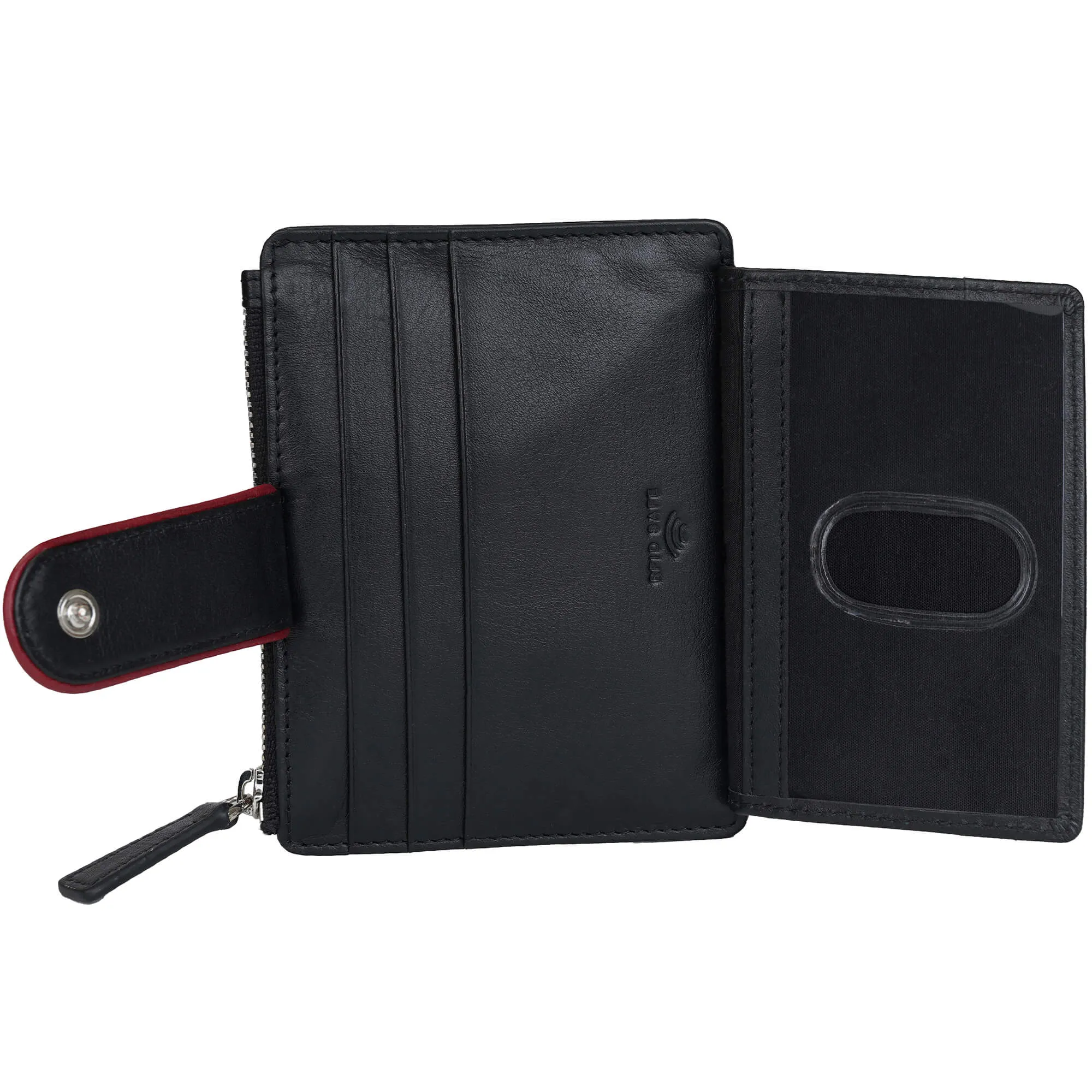 Mancini Sonoma Womens Card Case with Enhanced RFID Protection