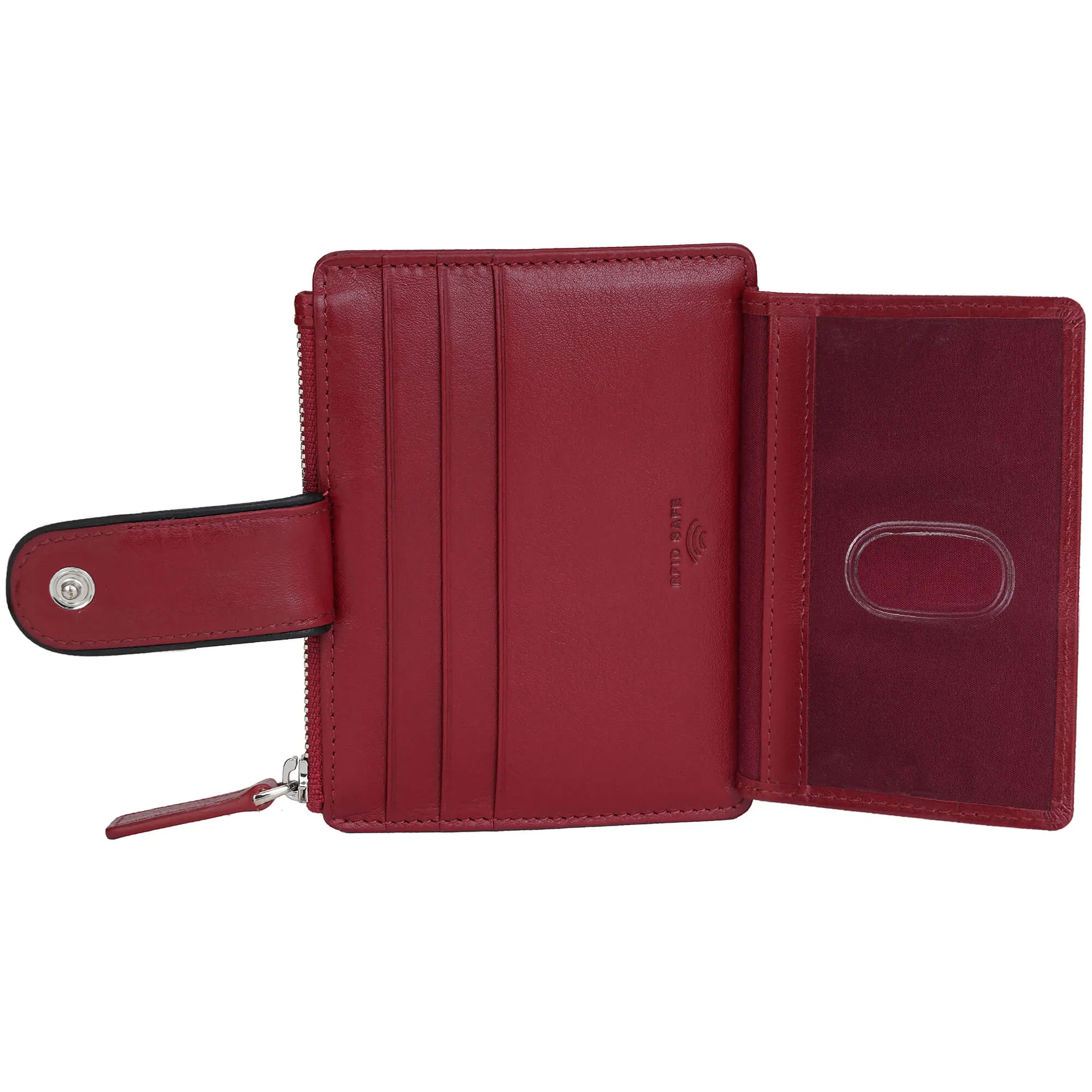 Mancini Sonoma Womens Card Case with Enhanced RFID Protection
