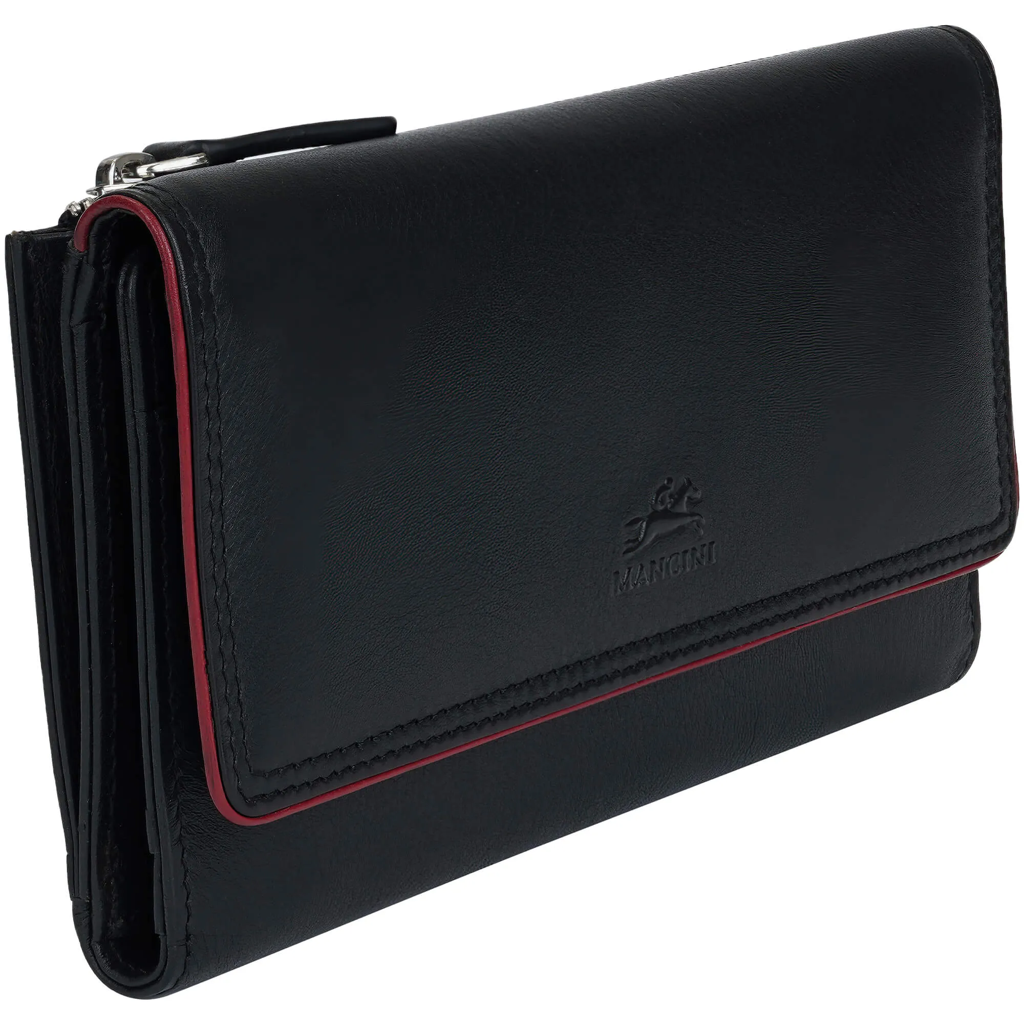 Mancini Sonoma Womens Medium Clutch Wallet with Enhanced RFID Protection