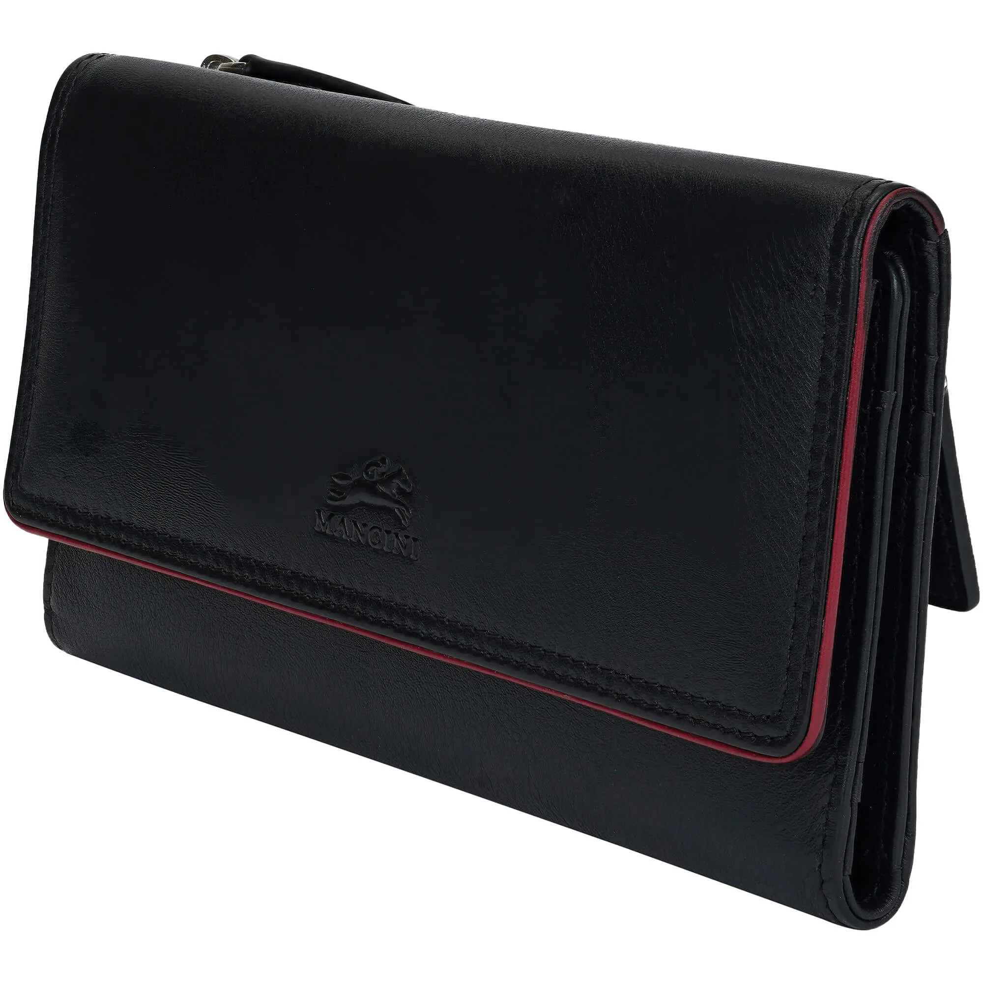 Mancini Sonoma Womens Medium Clutch Wallet with Enhanced RFID Protection