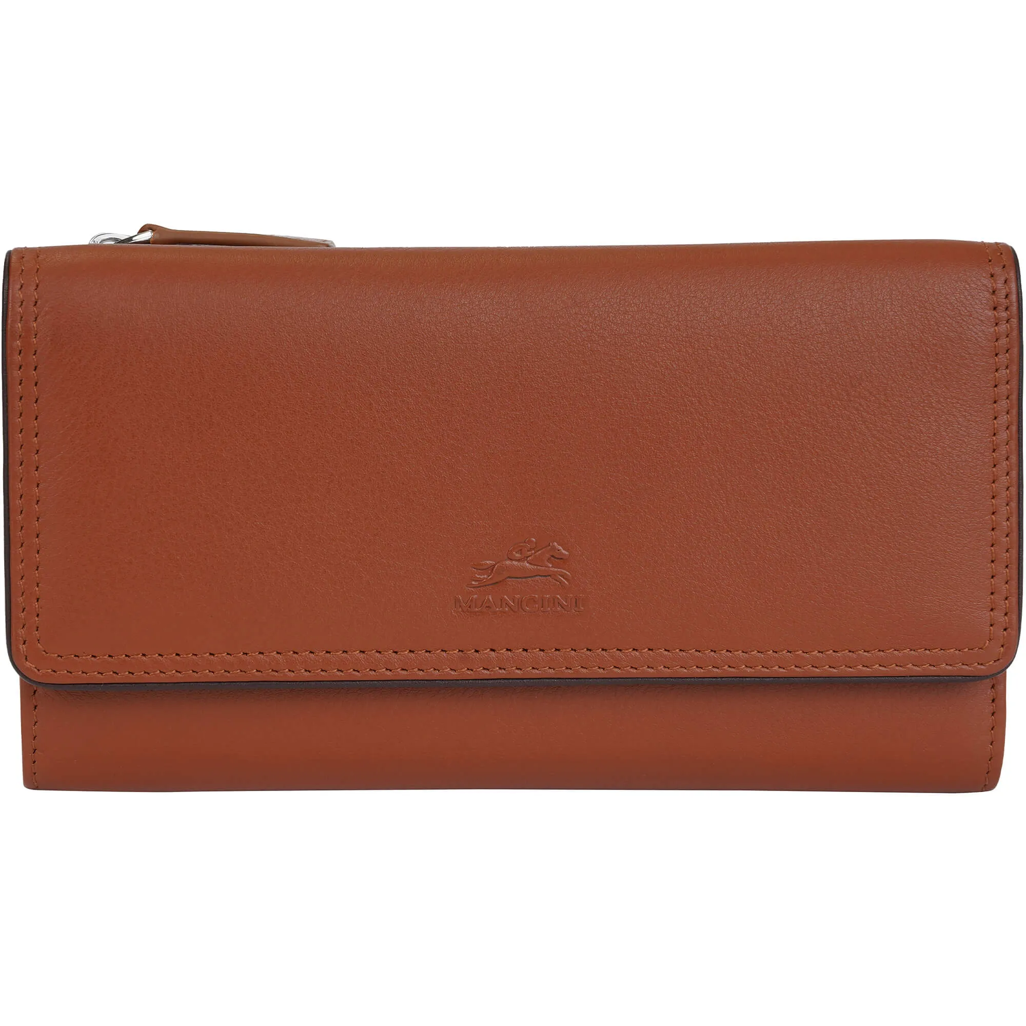 Mancini Sonoma Womens Medium Clutch Wallet with Enhanced RFID Protection