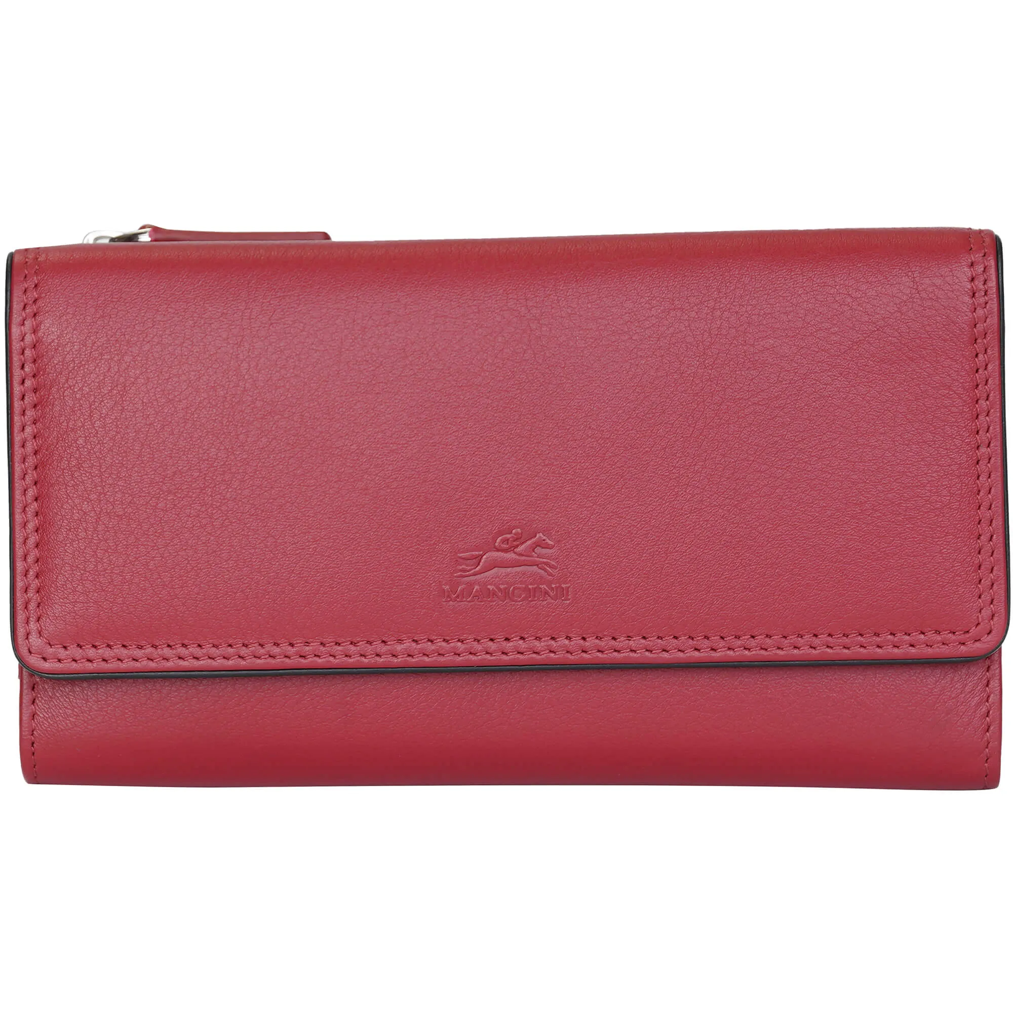 Mancini Sonoma Womens Medium Clutch Wallet with Enhanced RFID Protection