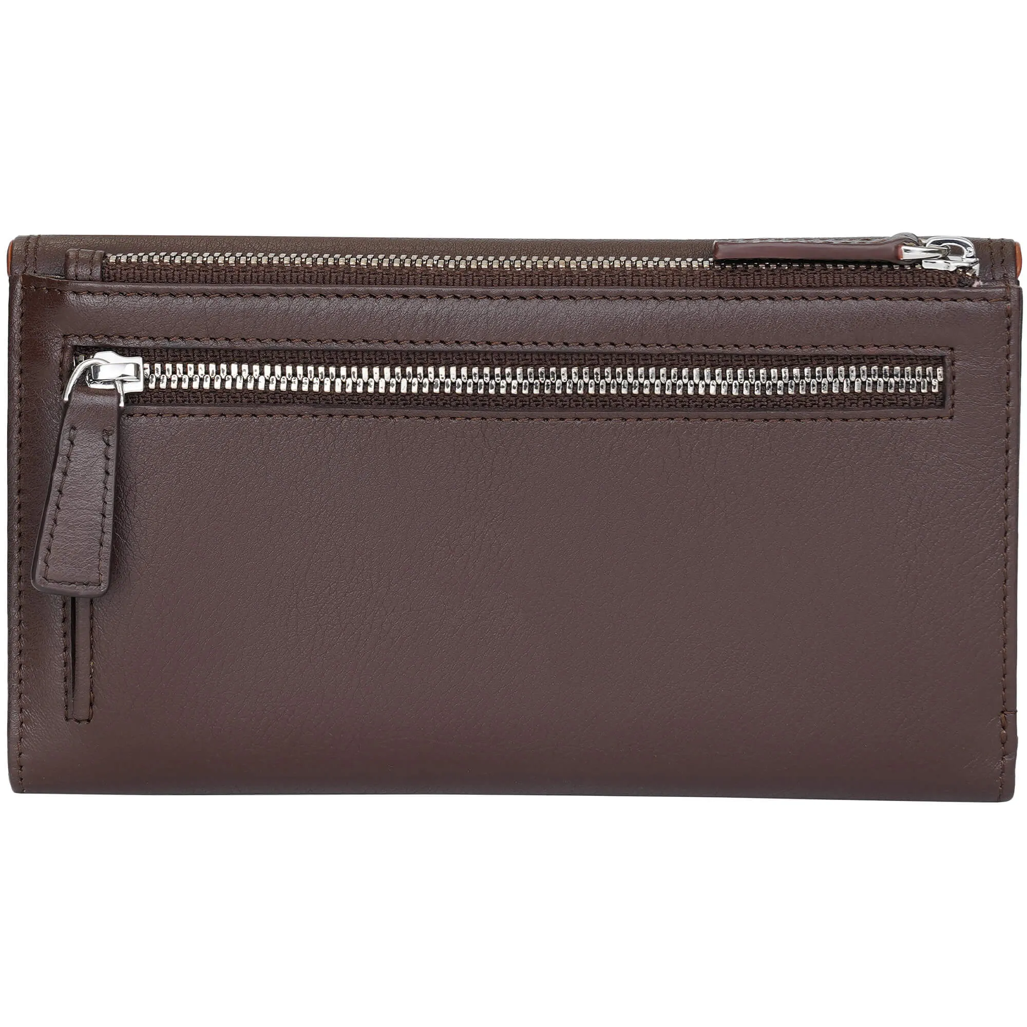 Mancini Sonoma Womens Medium Clutch Wallet with Enhanced RFID Protection