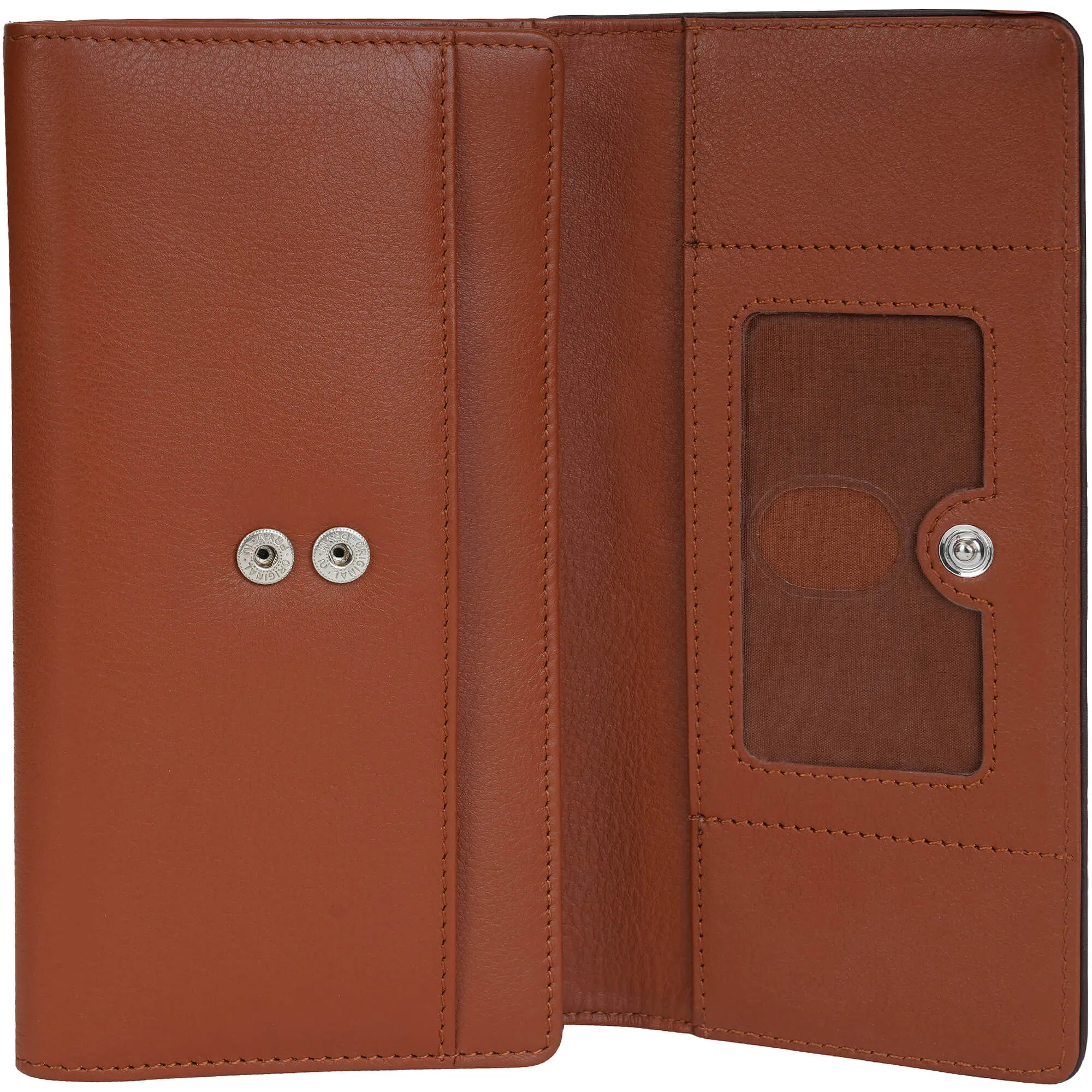 Mancini Sonoma Womens Medium Clutch Wallet with Enhanced RFID Protection